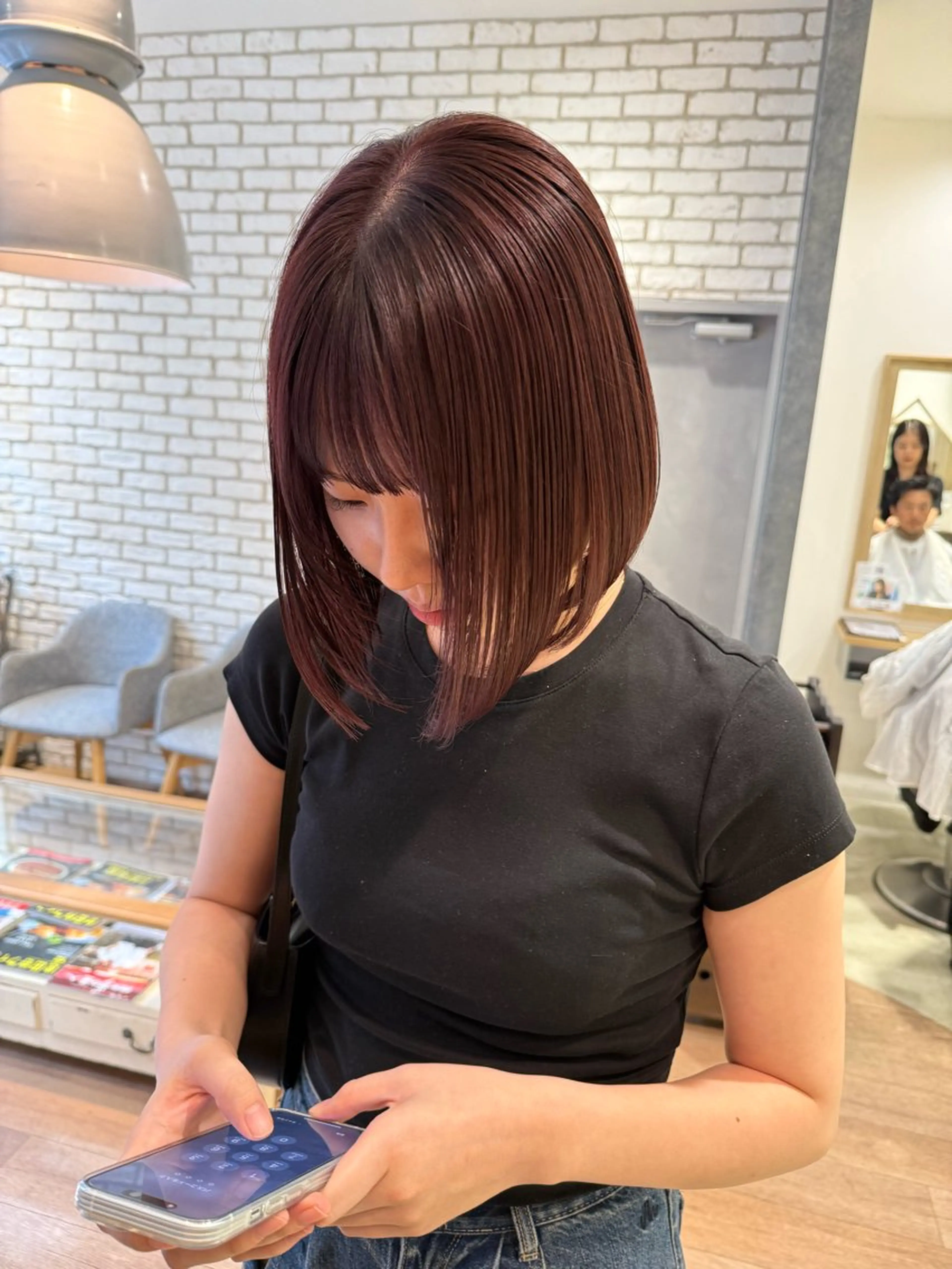 ショート カット ヘアカラー トリートメント 🩰 柔らかいカラー tomomi🌛のヘアスタイル