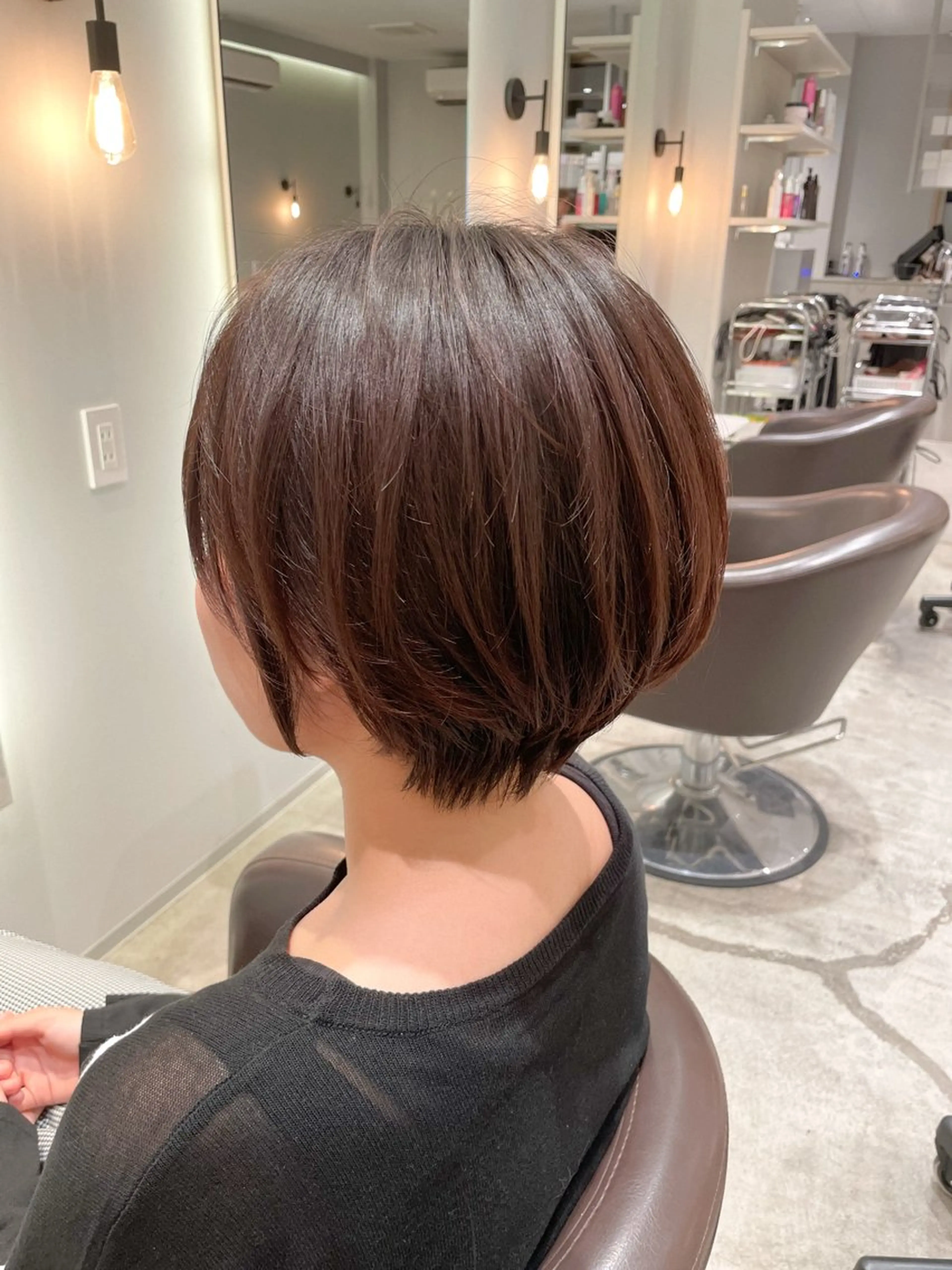 ショート 落合 美穂のヘアスタイル