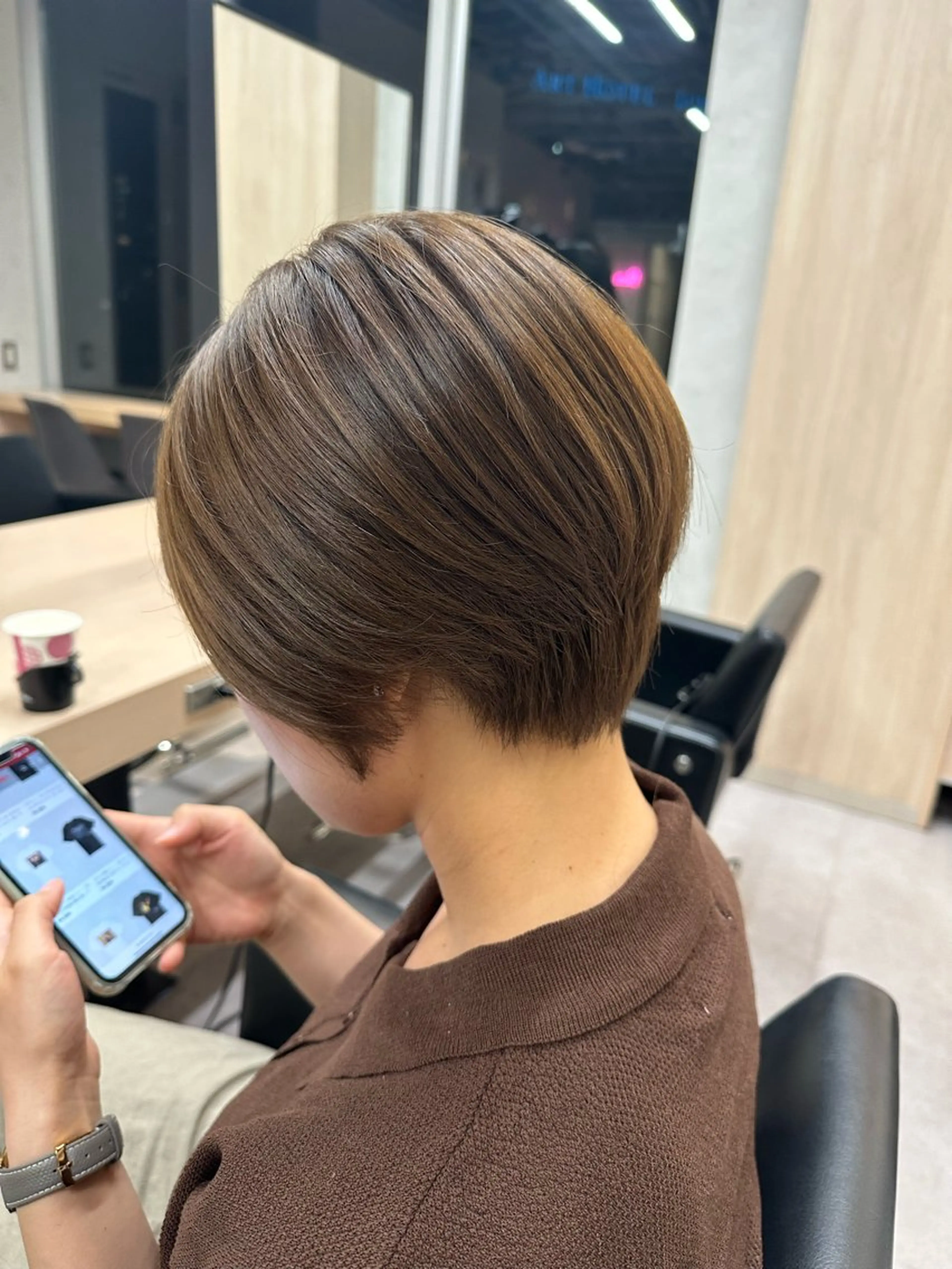ショート カラー 🪞個室サロン/韓国 艶髪/keito🪞のヘアスタイル