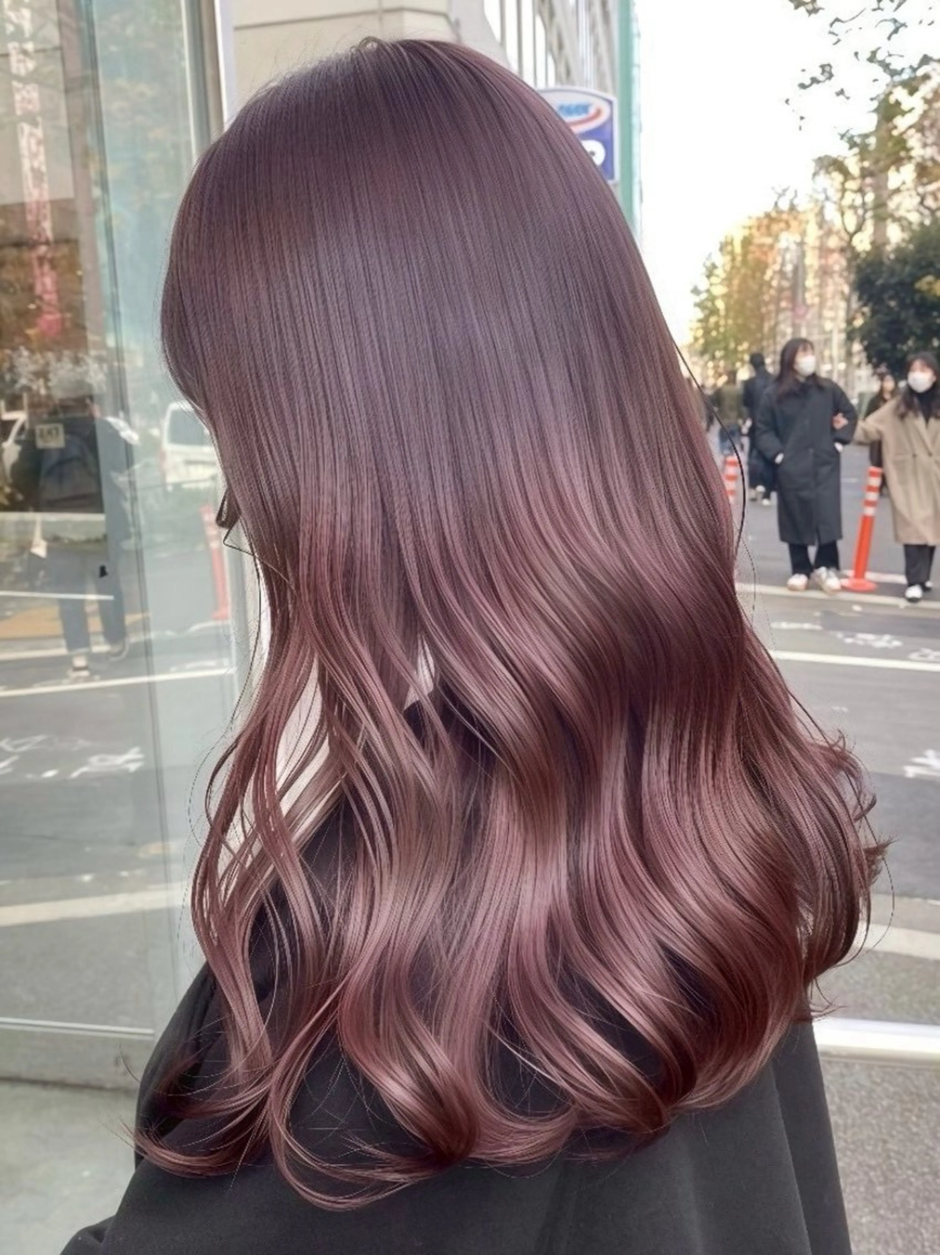 カラー ヘアカラー トリートメント ヘアセット 大人っぽツヤ髪🫧 銀座/表参道のヘアスタイル