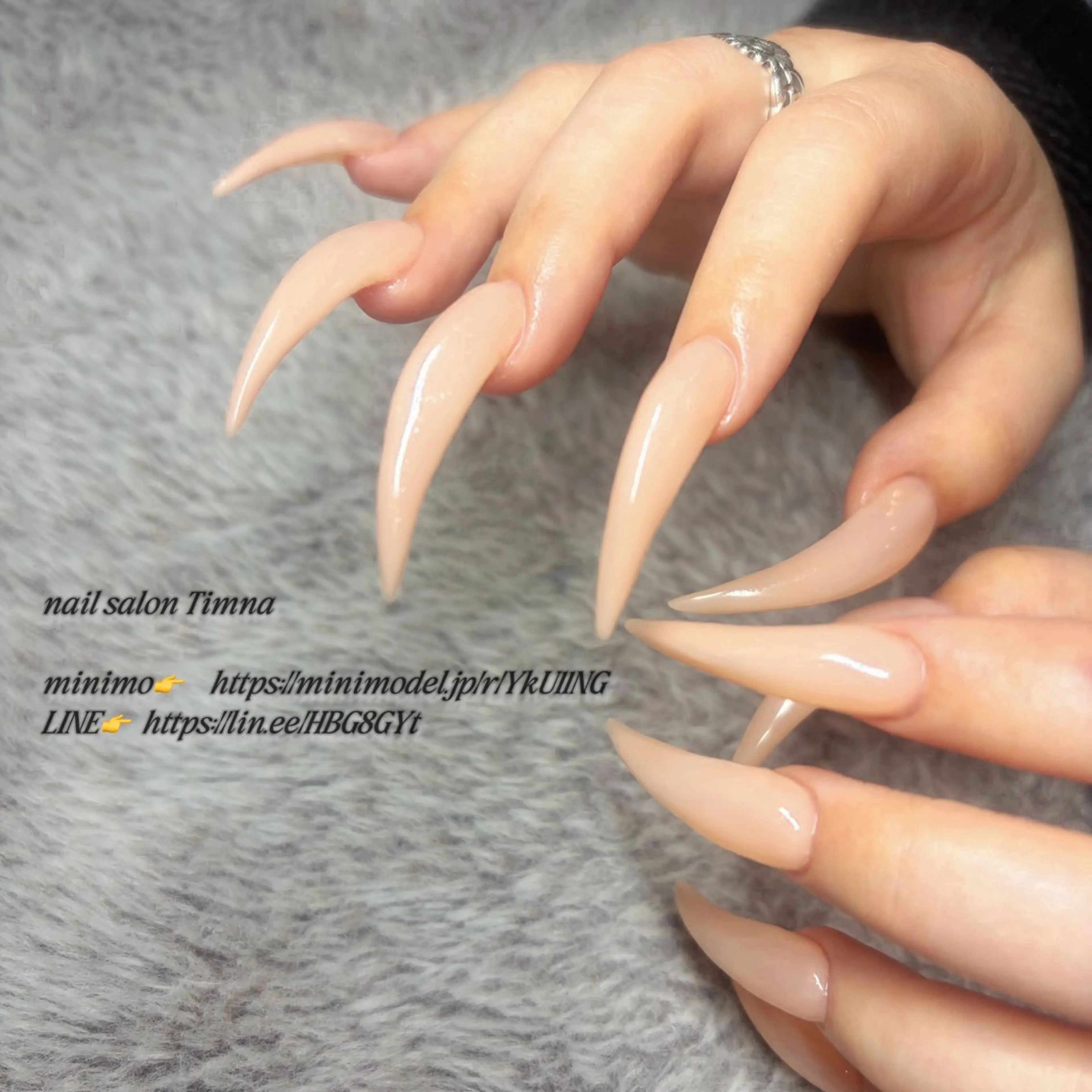 ロング ハンドネイル NAILSALON 🍔Timna🍟のネイルデザイン