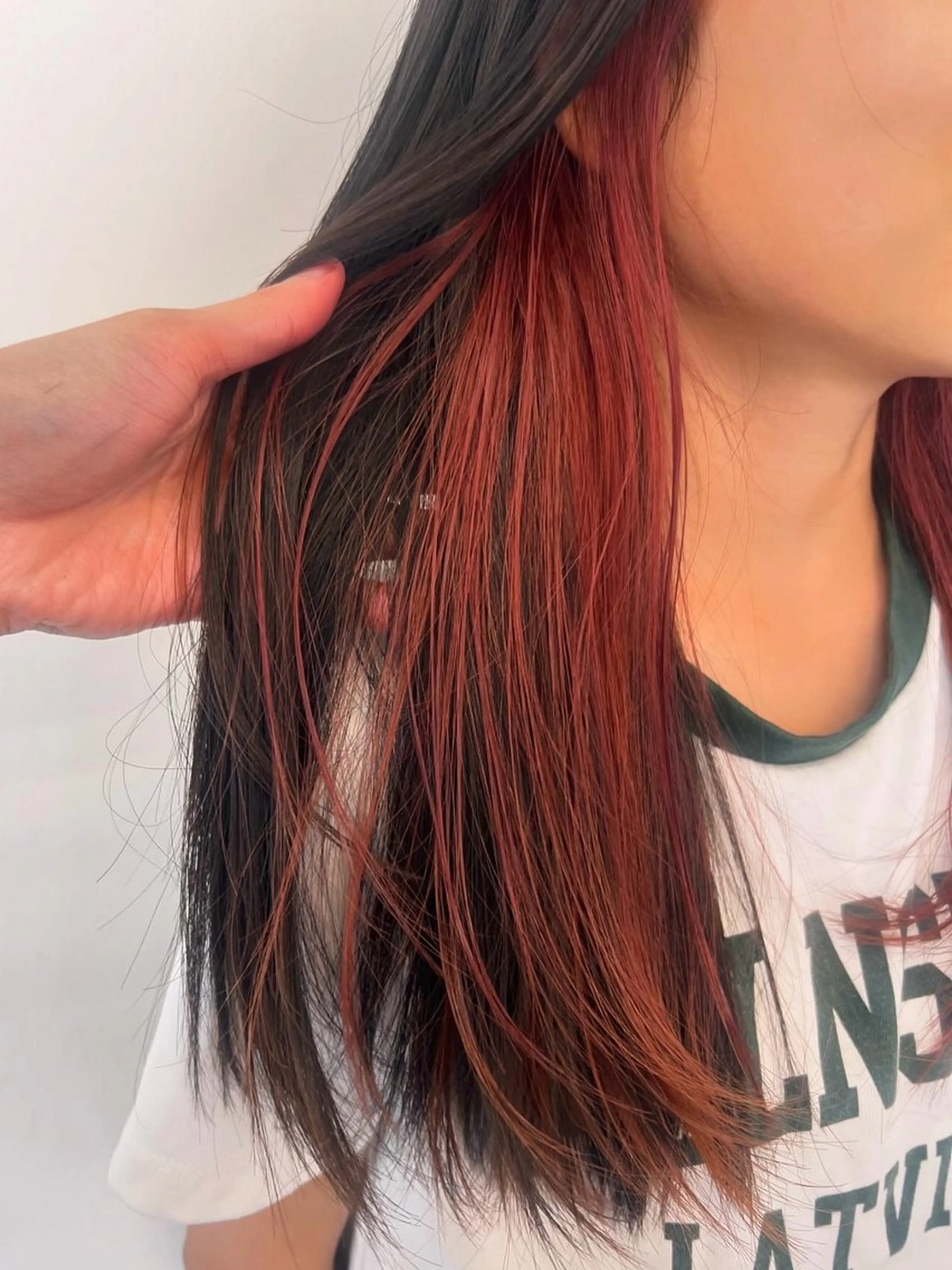 ロング カラー カット ヘアカラー Ore🫧タナカマヤ /柔らかい質感カラーのヘアスタイル