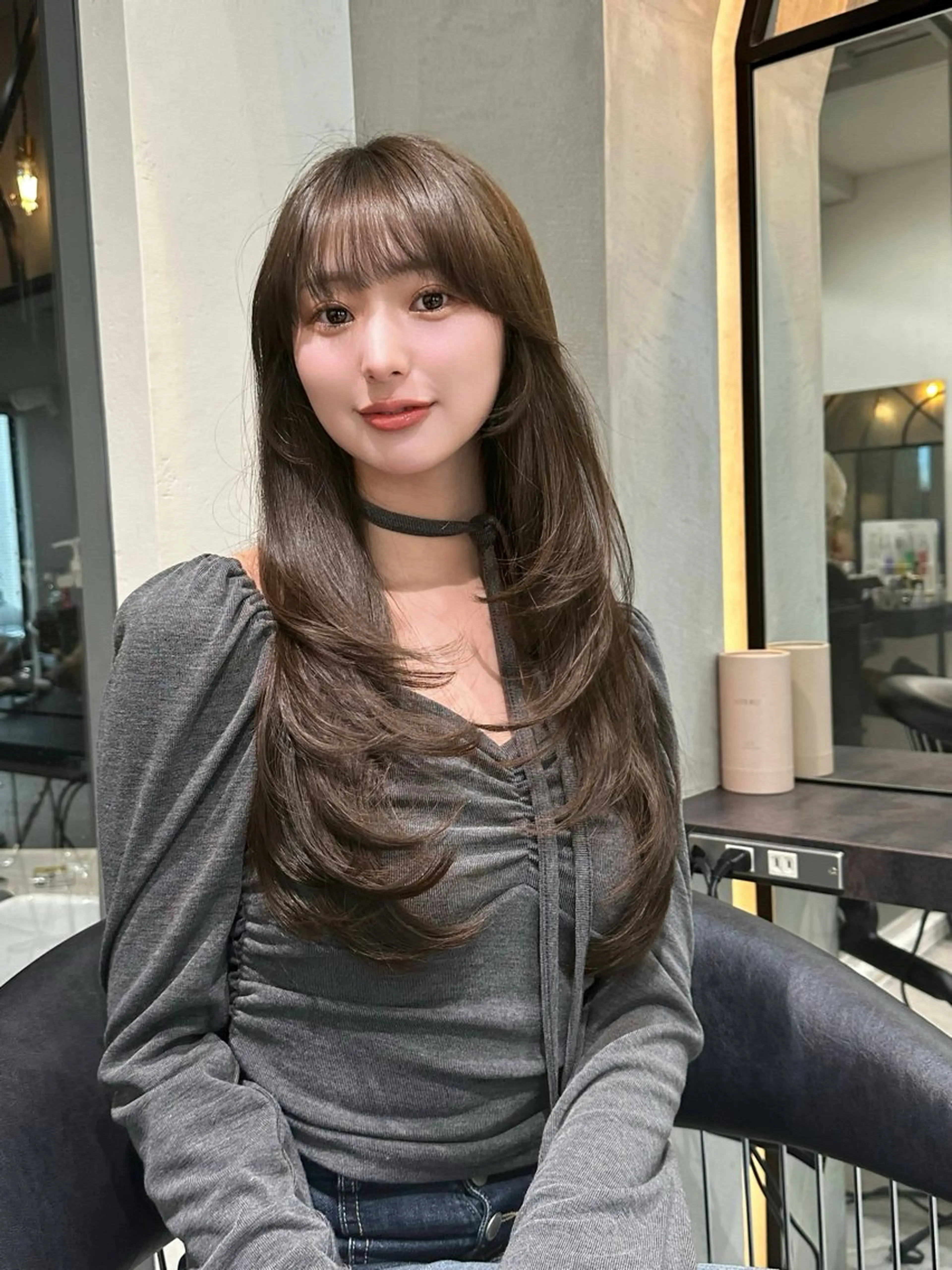 💗期間限定💗韓国風透明感カラー＋トリートメント｜✂️メンテナンスカット無料🫧Rifaウルトラファインバブル付🫧の写真