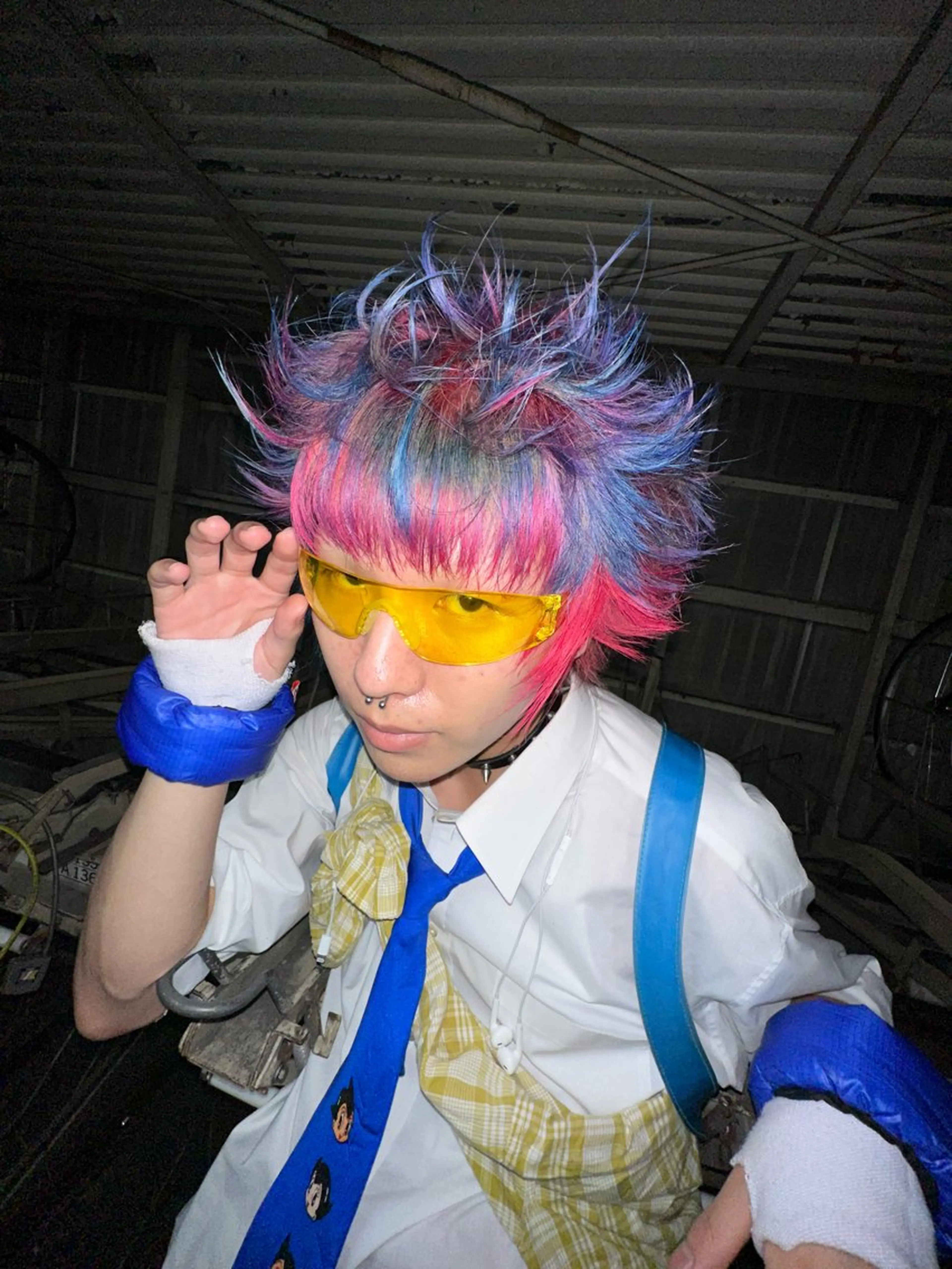 ショート カラー メンズ デザインカラー Nakamura Manaのヘアスタイル