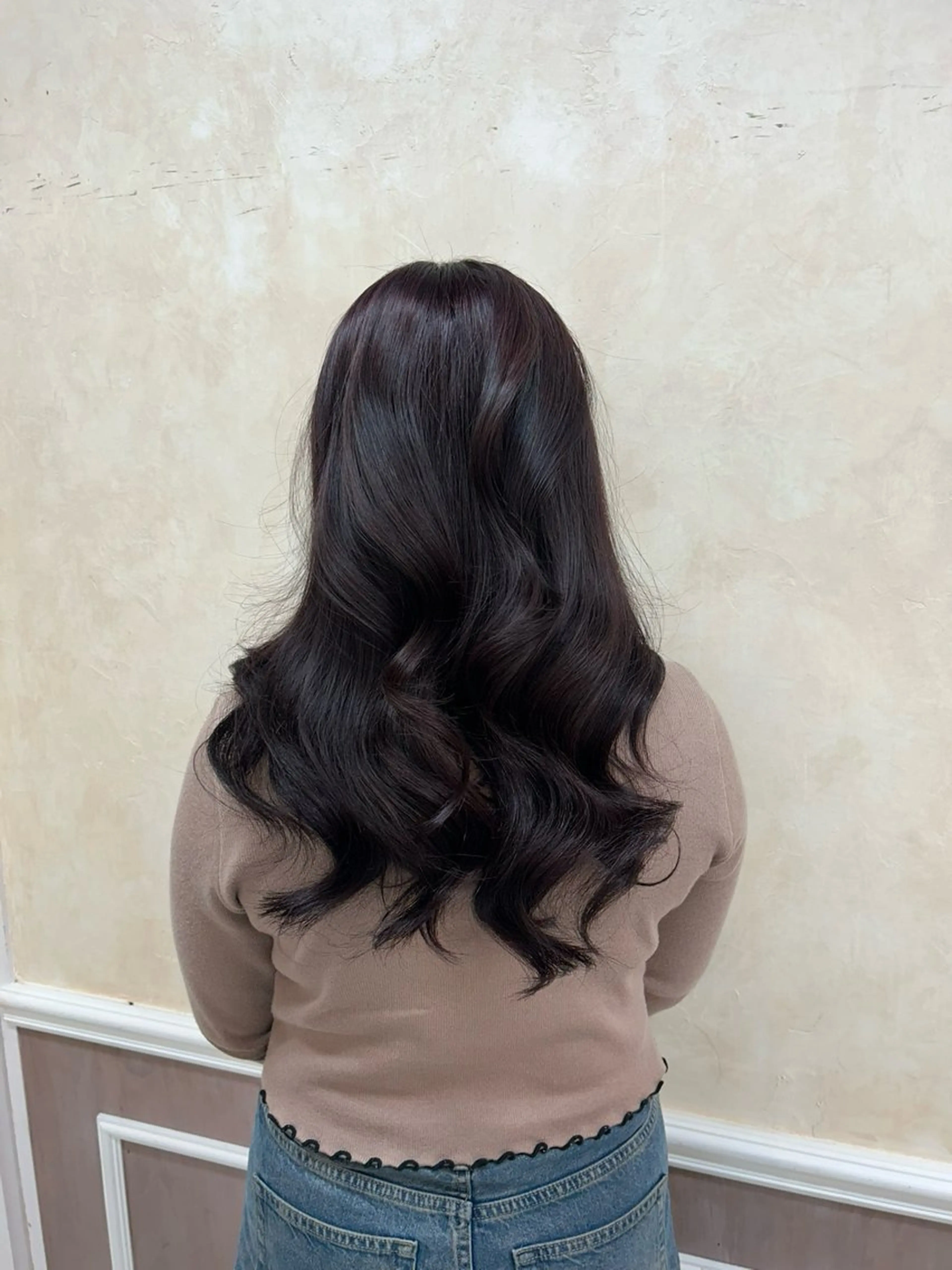 カラー 富田 彩来のヘアスタイル
