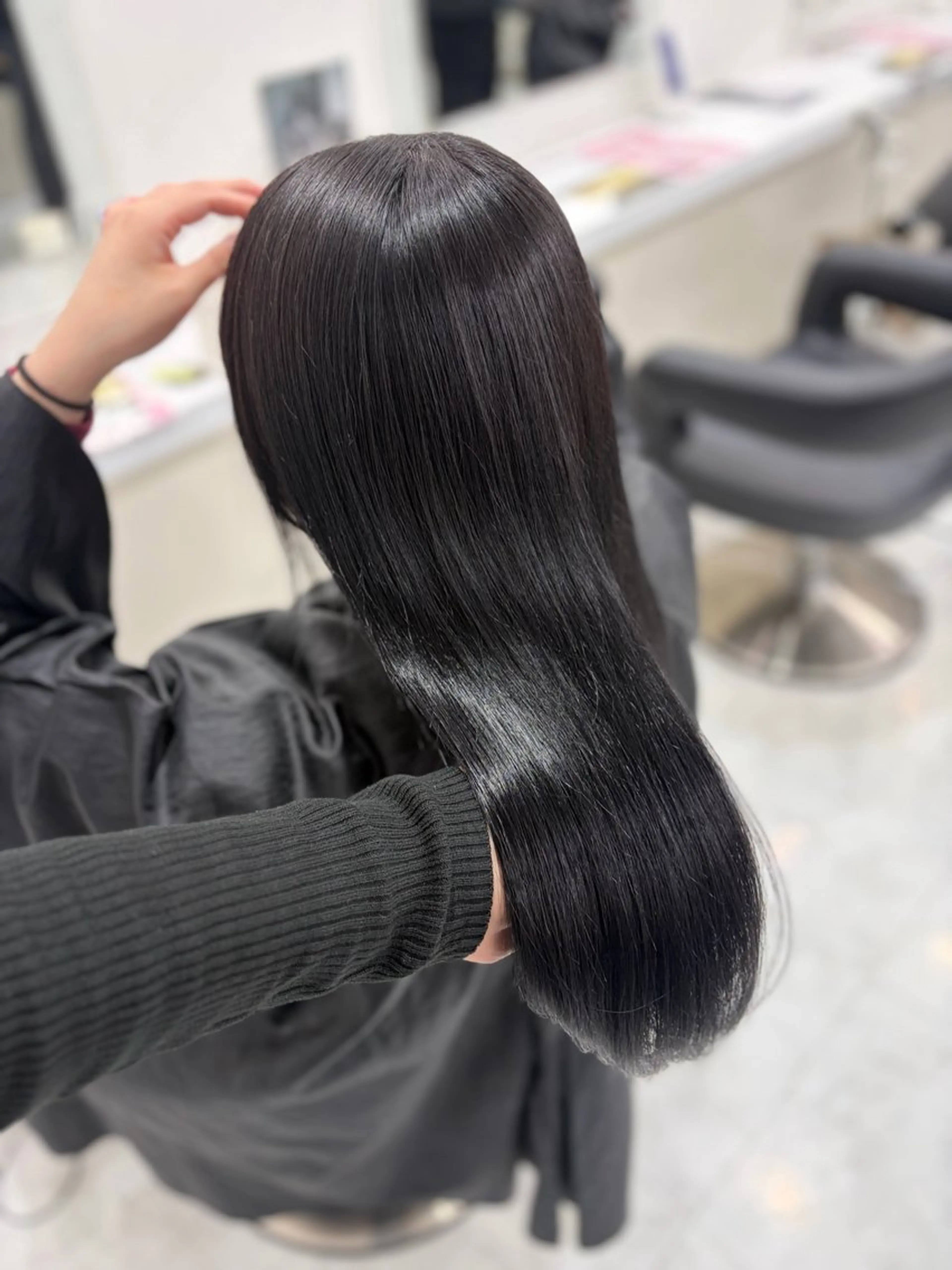 ロング カラー カット ヘアカラー 韓国トレンドヘア🤍 Chima🤍のヘアスタイル