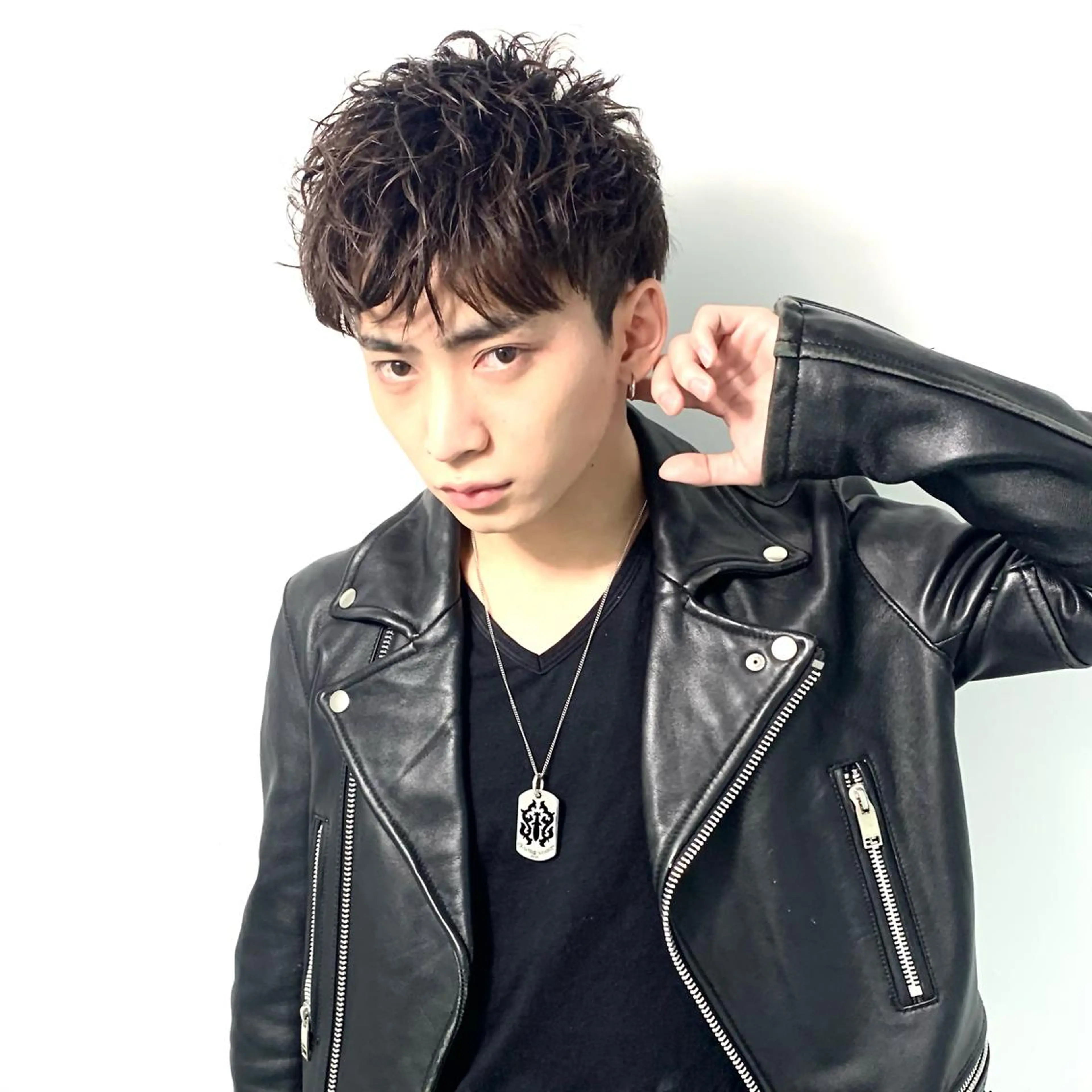 パーマ メンズ マッシュ メンズパーマ カット パーマ 柏メンズカットパーマ NO.1タイチのヘアスタイル