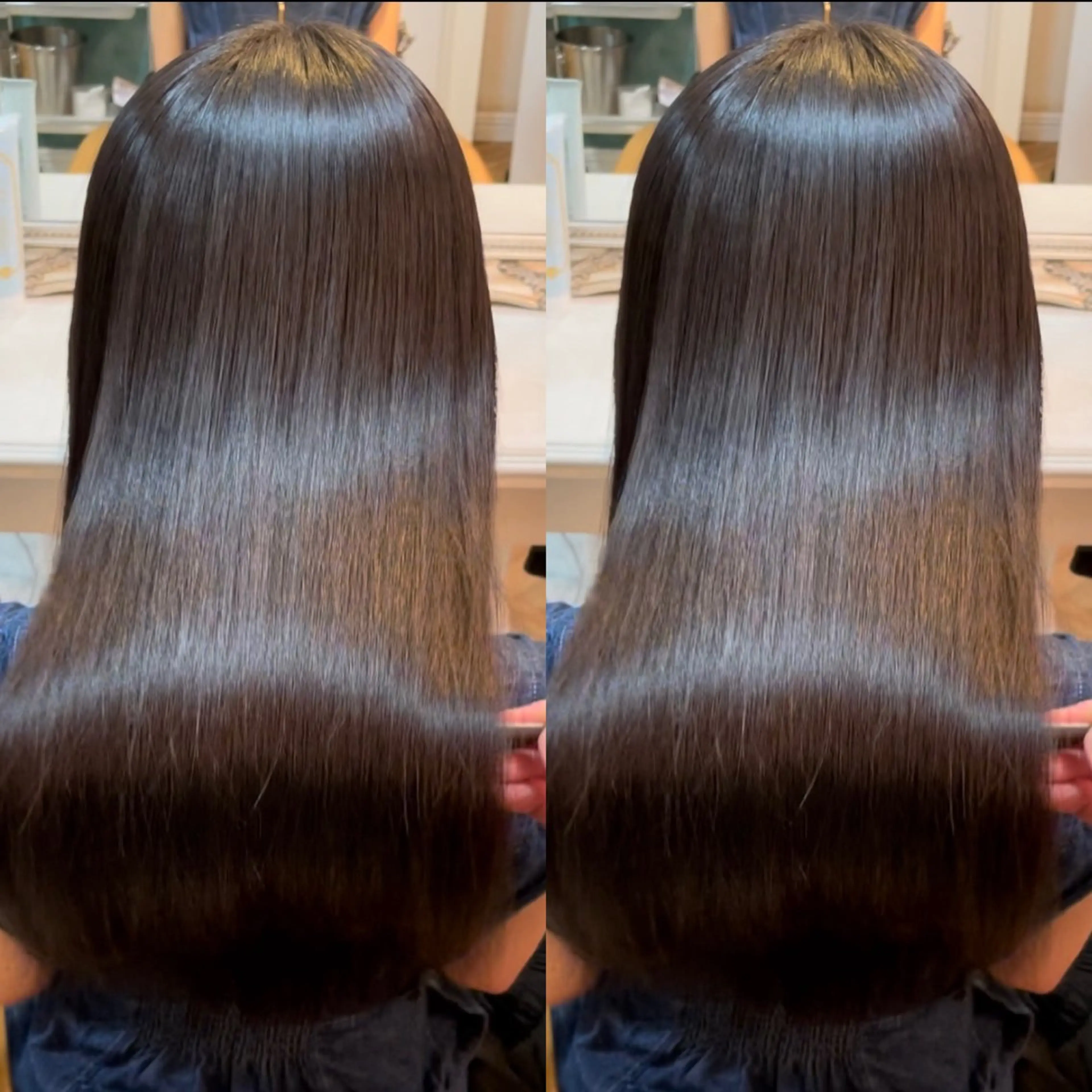 ロング 美髪縮毛矯正🤍 髪質改善/Shinaのヘアスタイル