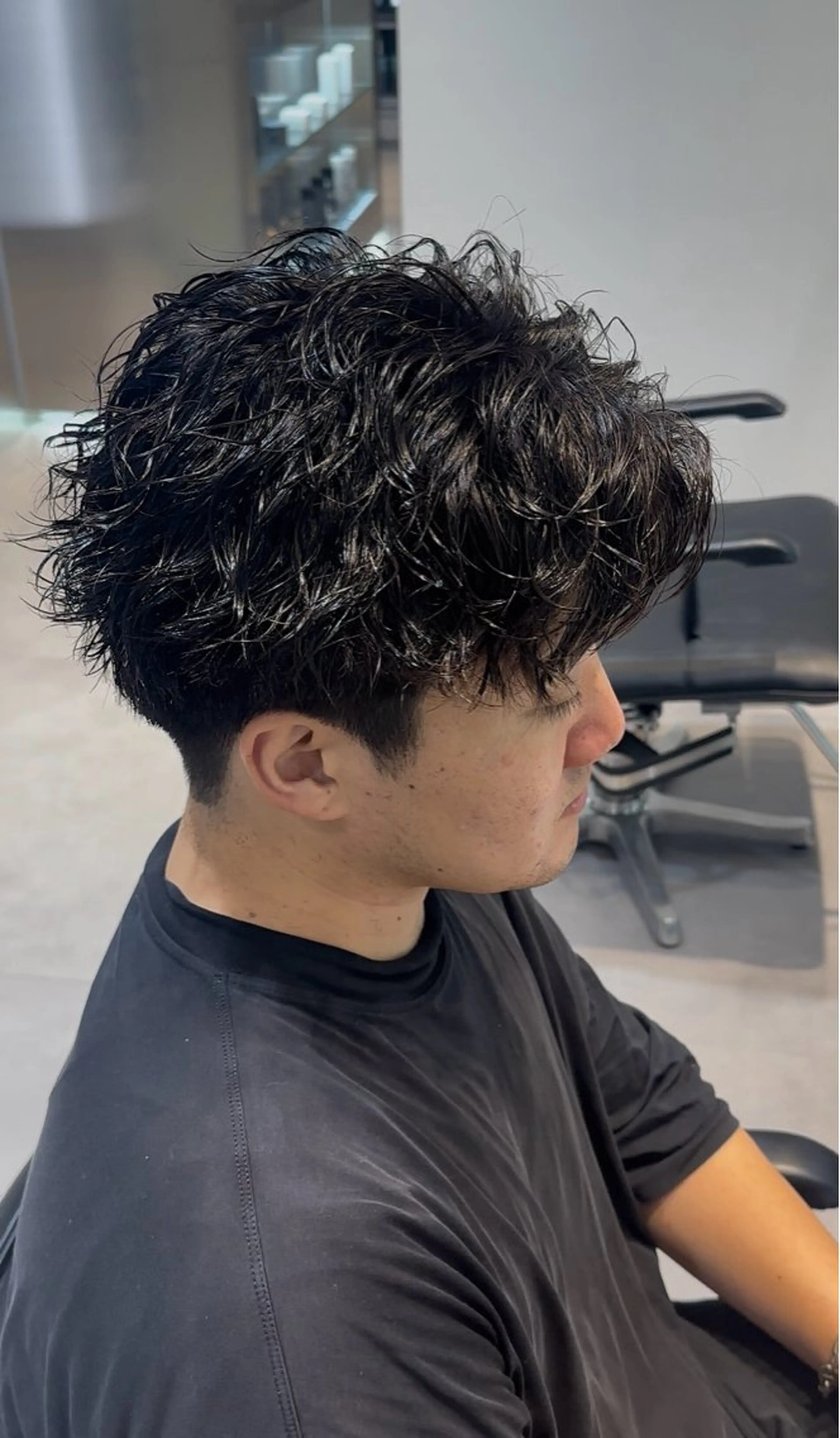 ショート パーマ ツイストスパイラルパーマ スパイラルパーマ 似合わせパーマ🔥 河浪  大智のヘアスタイル