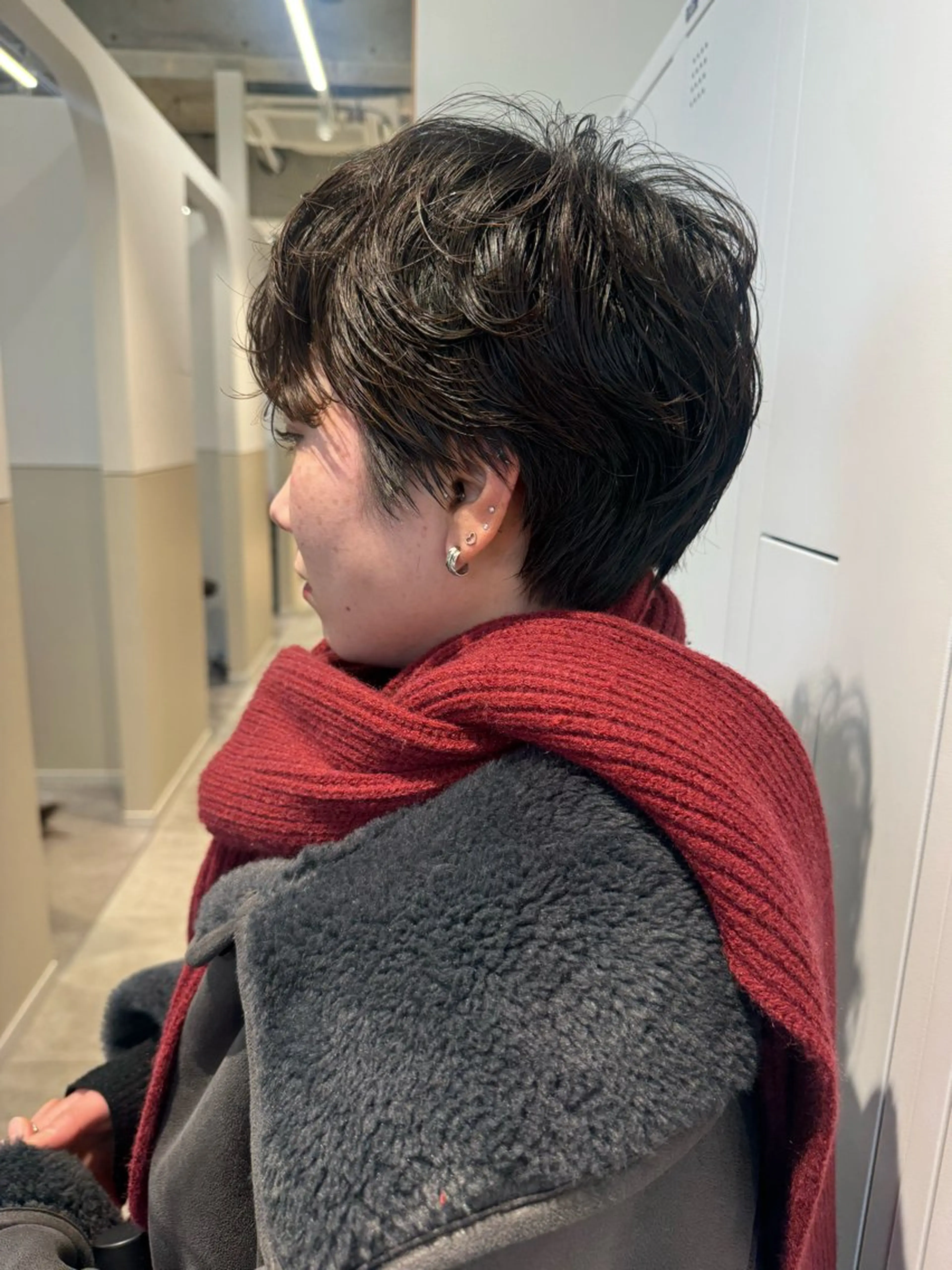 ショート パーマ カット パーマ misa___boo MISAのヘアスタイル