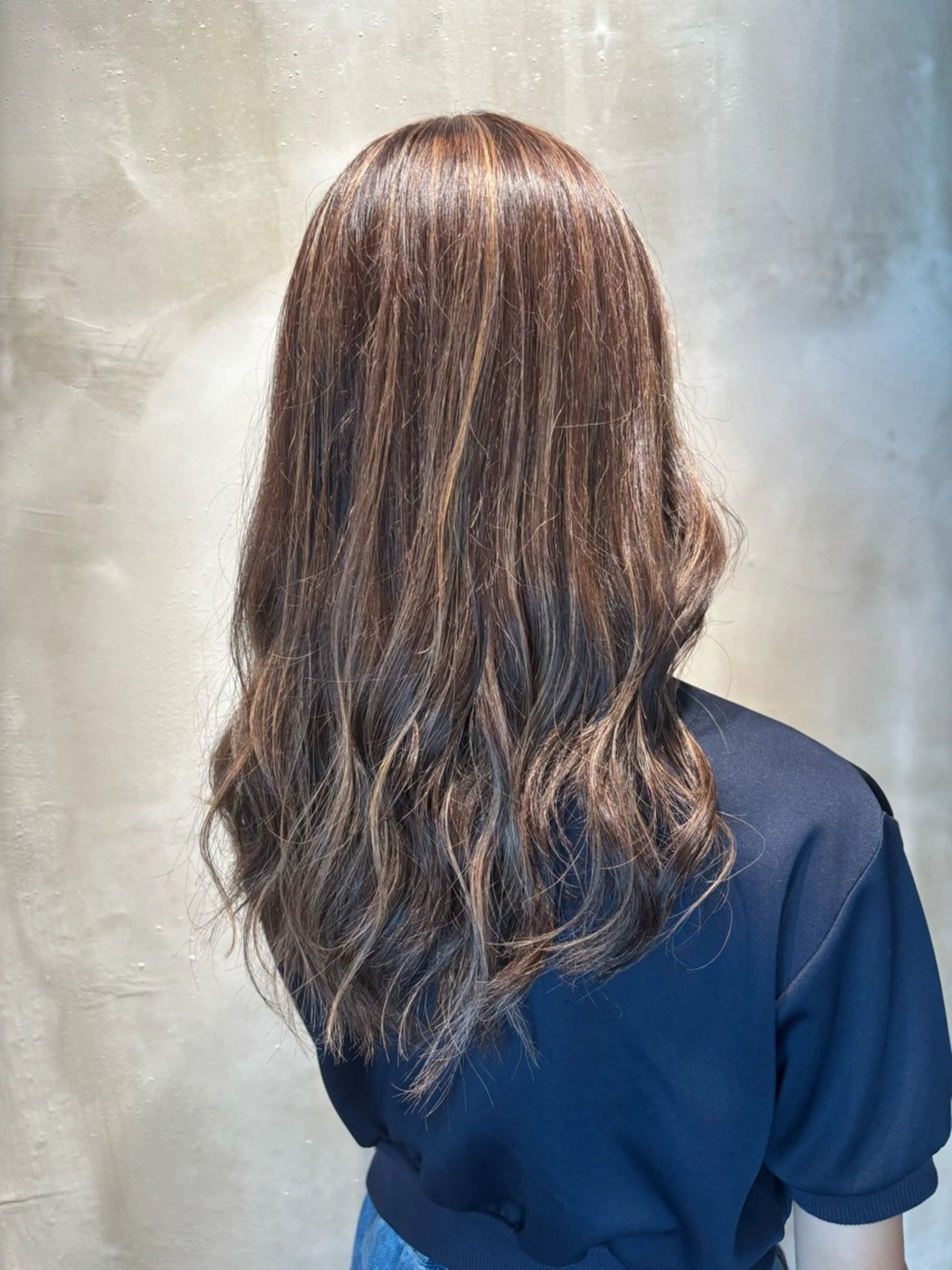 ロング カラー loe博多 五十嵐弘雄のヘアスタイル