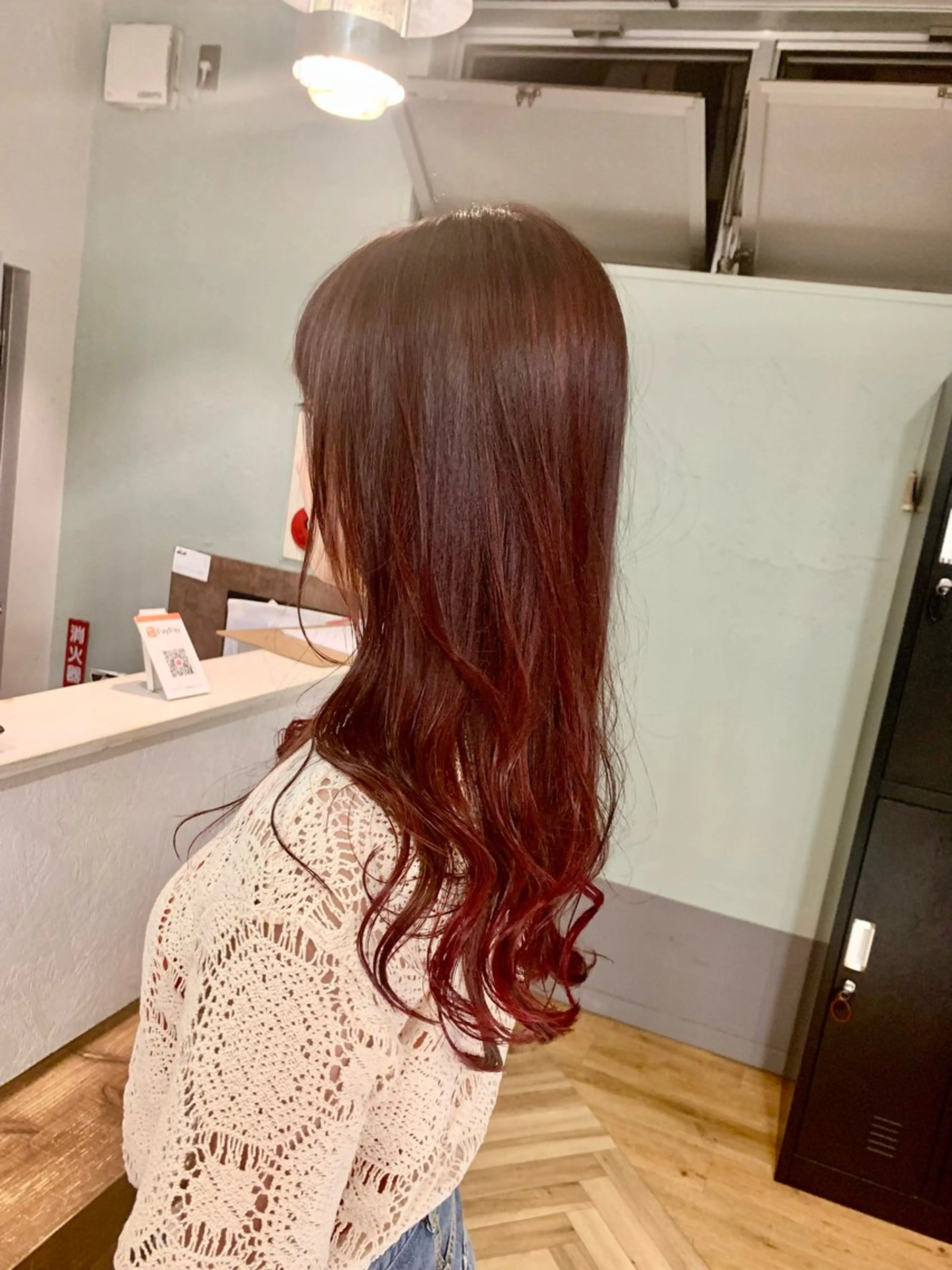 ロング ハイライト rinrin 天文館のヘアスタイル