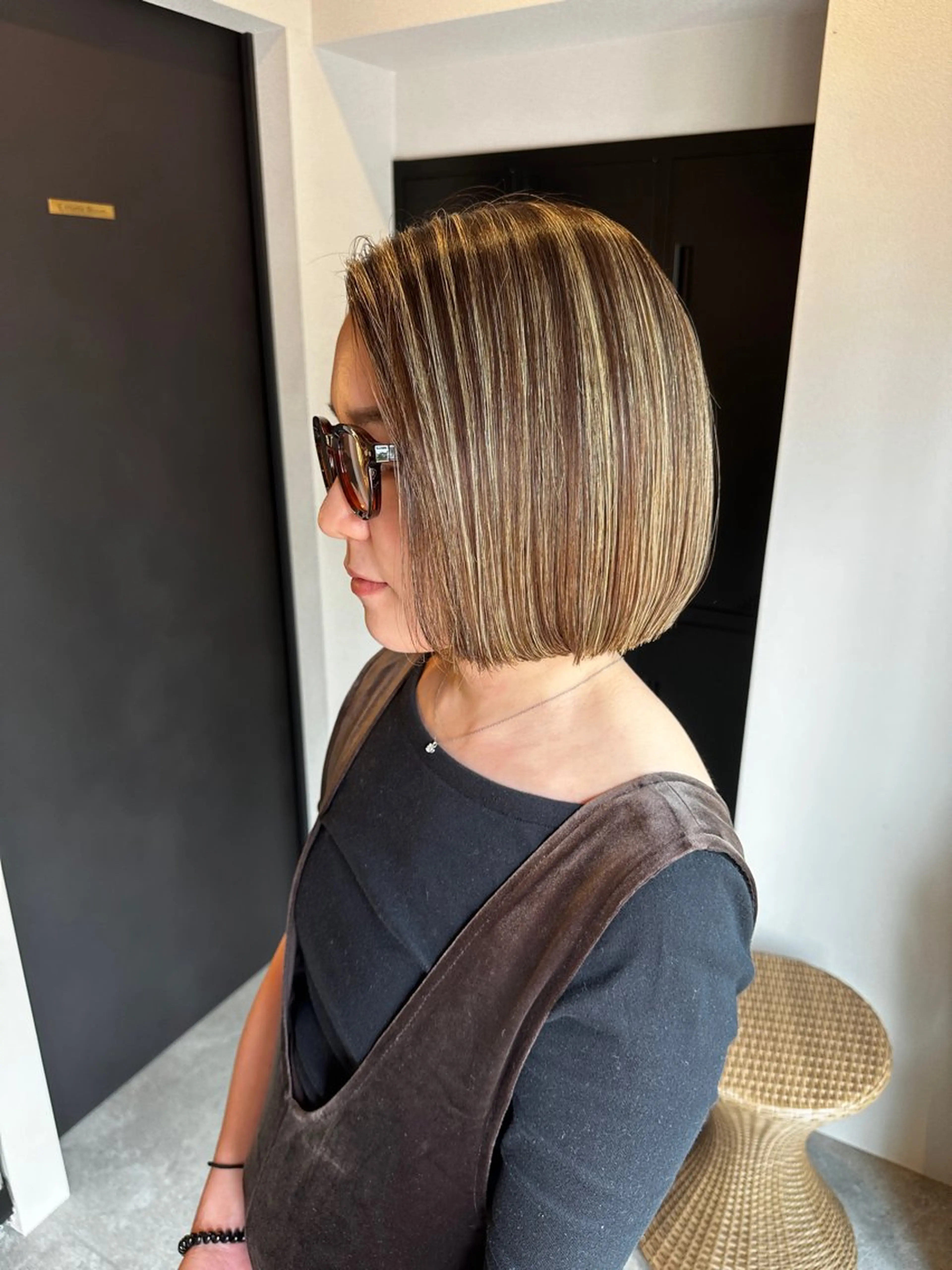 ショート カット ヘアカラー 服部 聖也のヘアスタイル