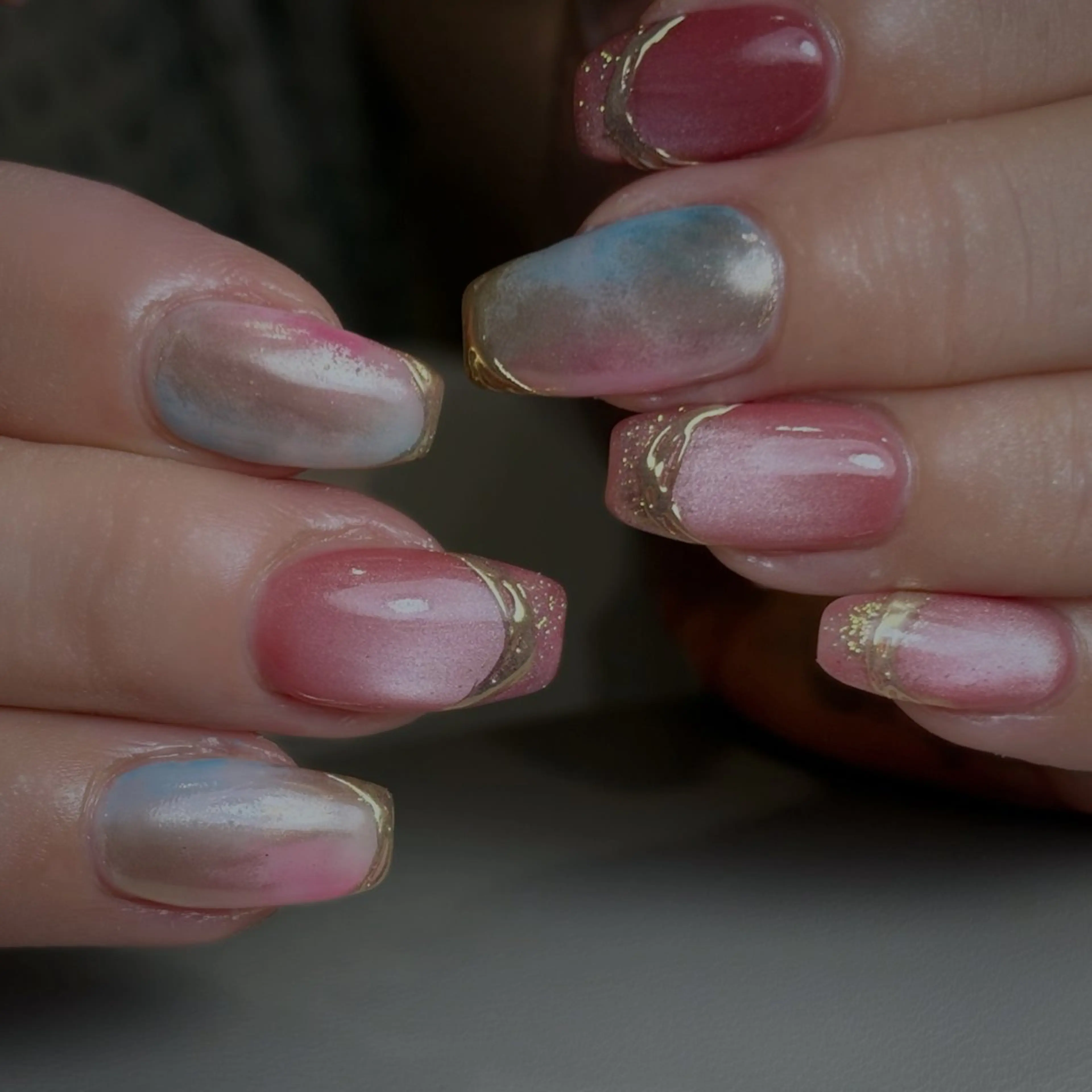 ネイル ハンドネイル r'e blanc wakaのネイルデザイン