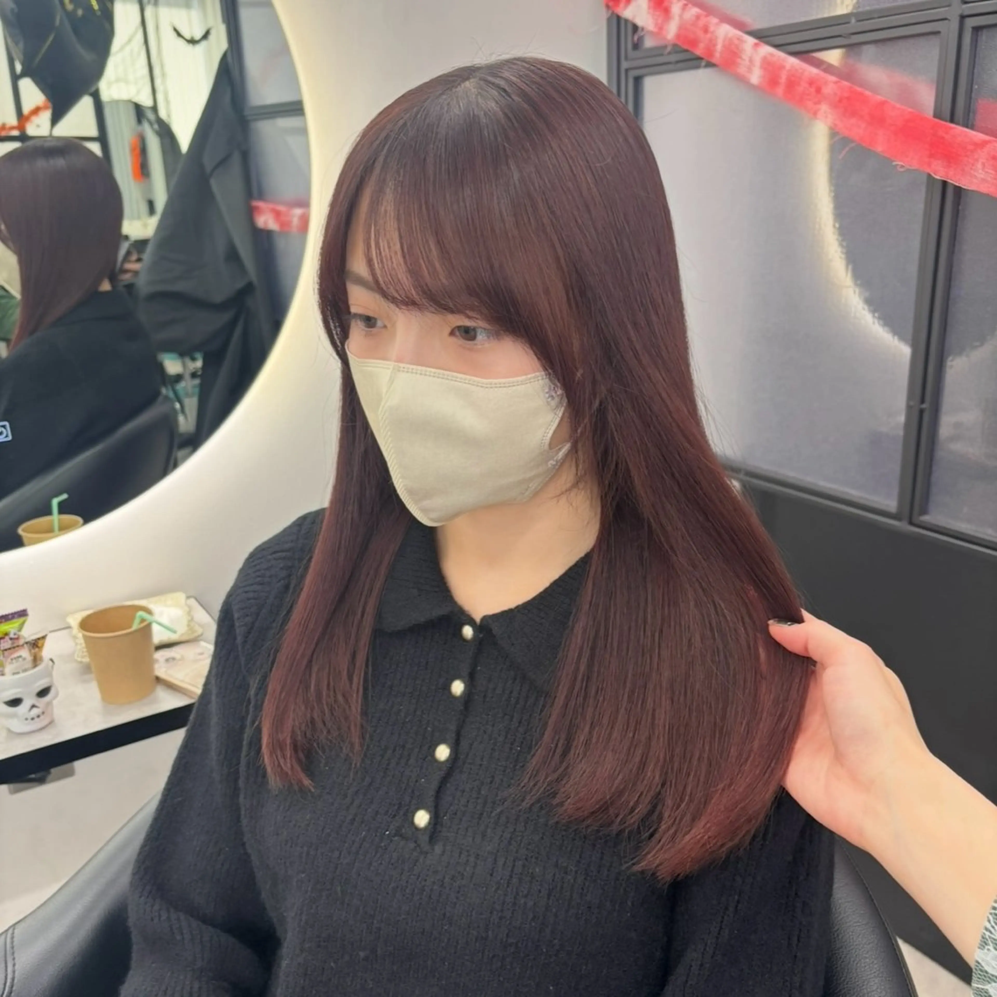 ロング カラー ヘアカラー Ren. 🦋デザインカラーのヘアスタイル