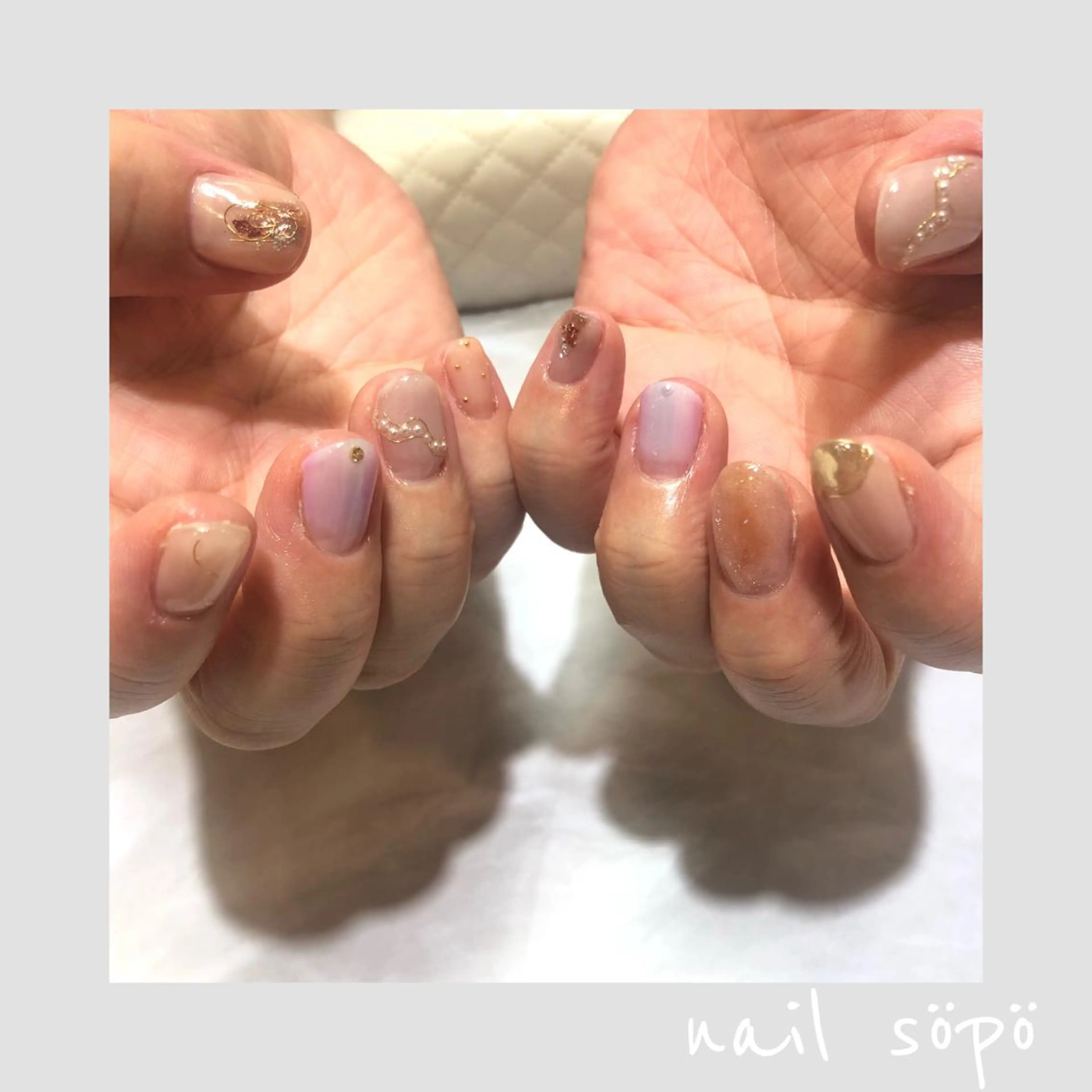 ネイル 自由が丘✳︎奥沢 nail söpöのネイルデザイン