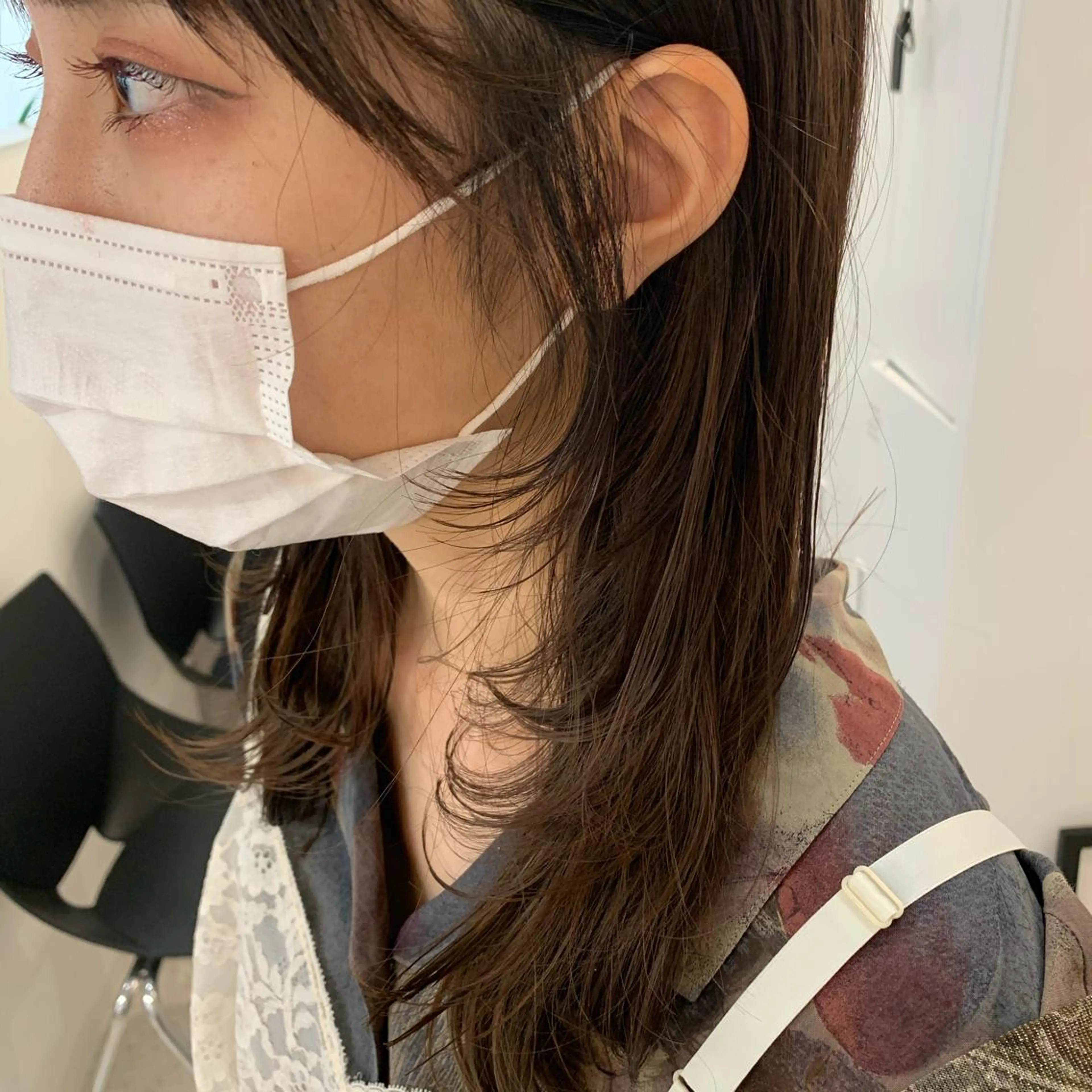 ミディアム カット MARU パーマ/レイヤーのヘアスタイル