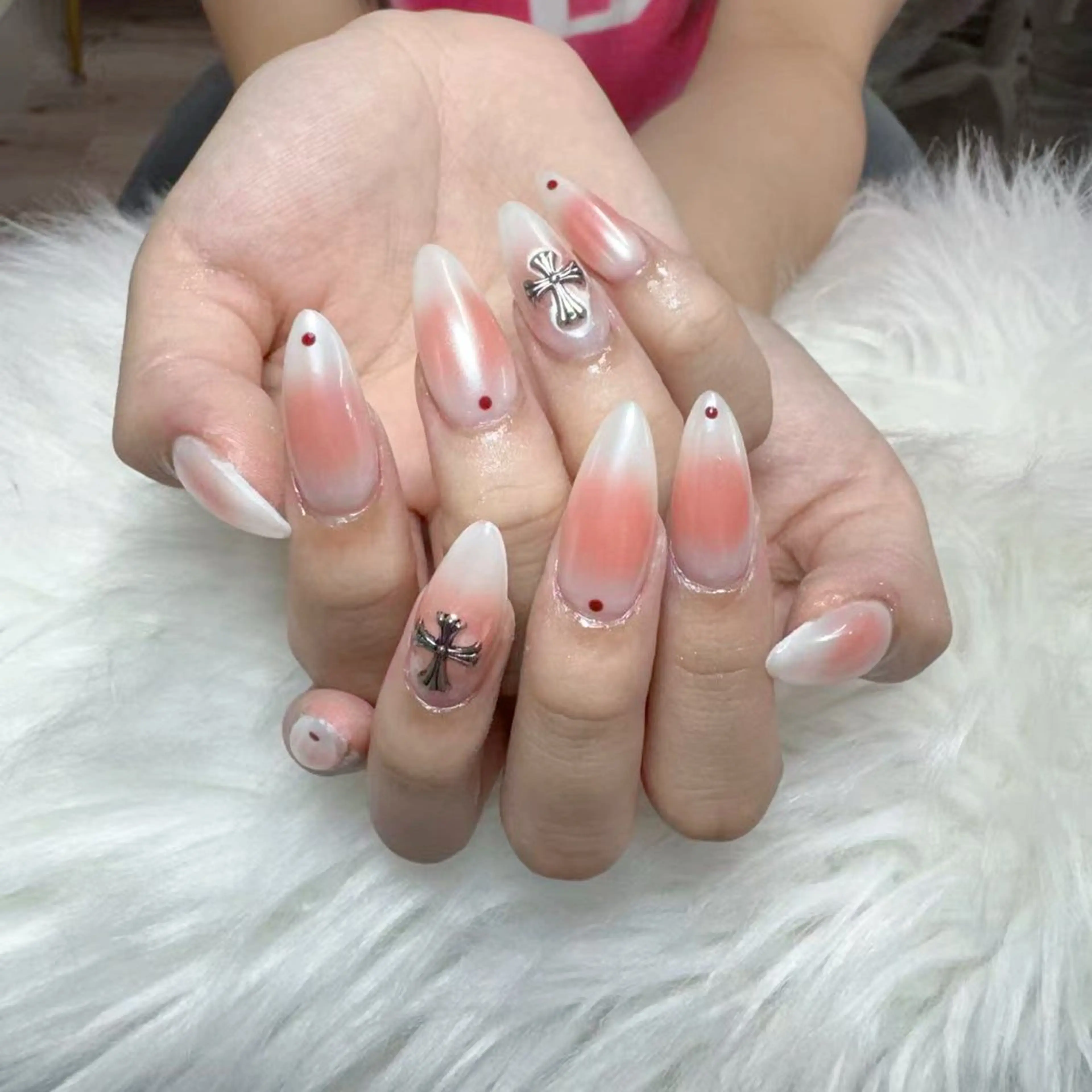 ネイル ハンドネイル 🎀nana🫧 ワンホンネイル🎀のネイルデザイン