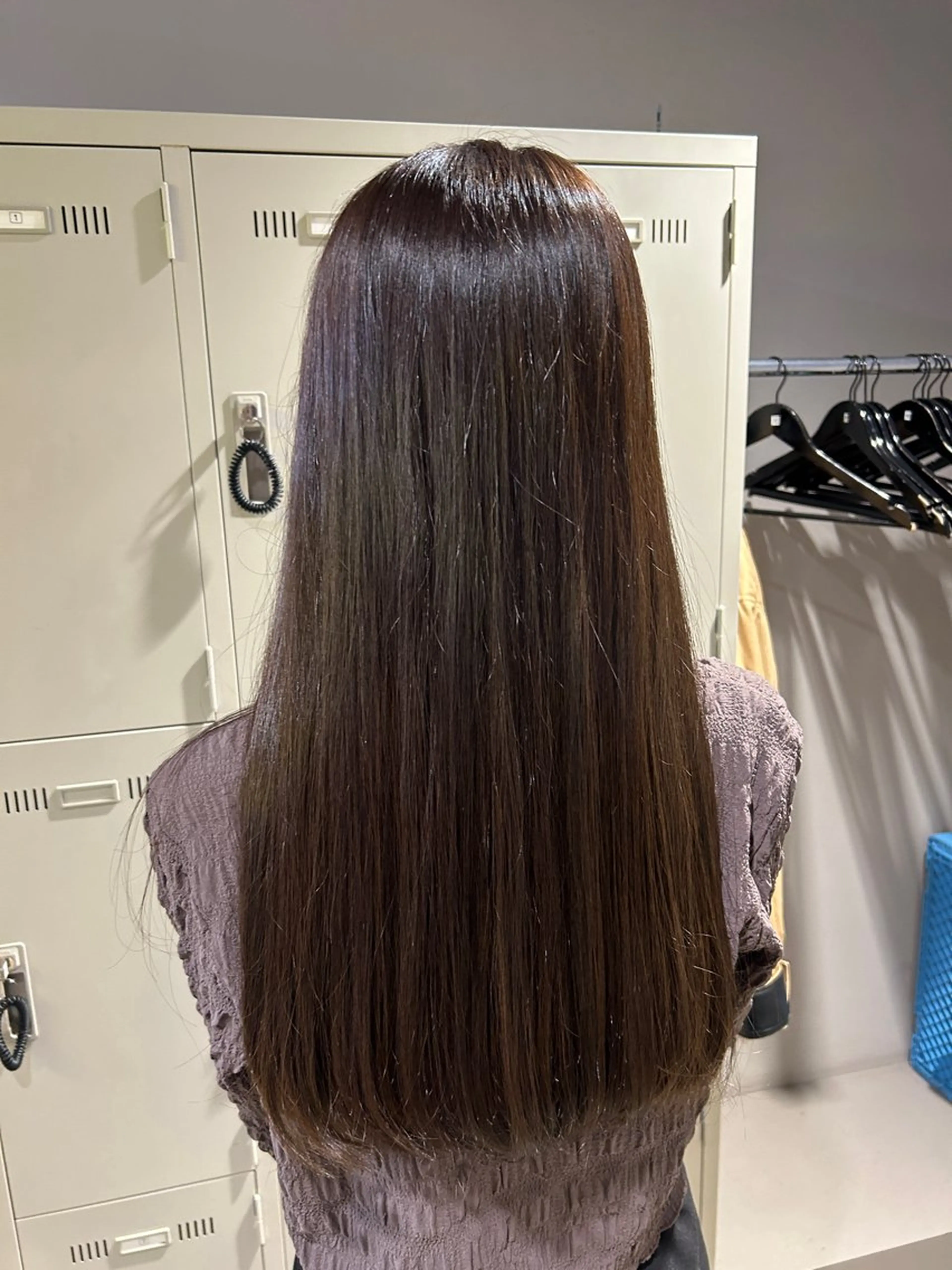 カラー パーマ ヘアアレンジ 🥯縮毛/レイヤー/ ベージュヘア🥯のヘアスタイル