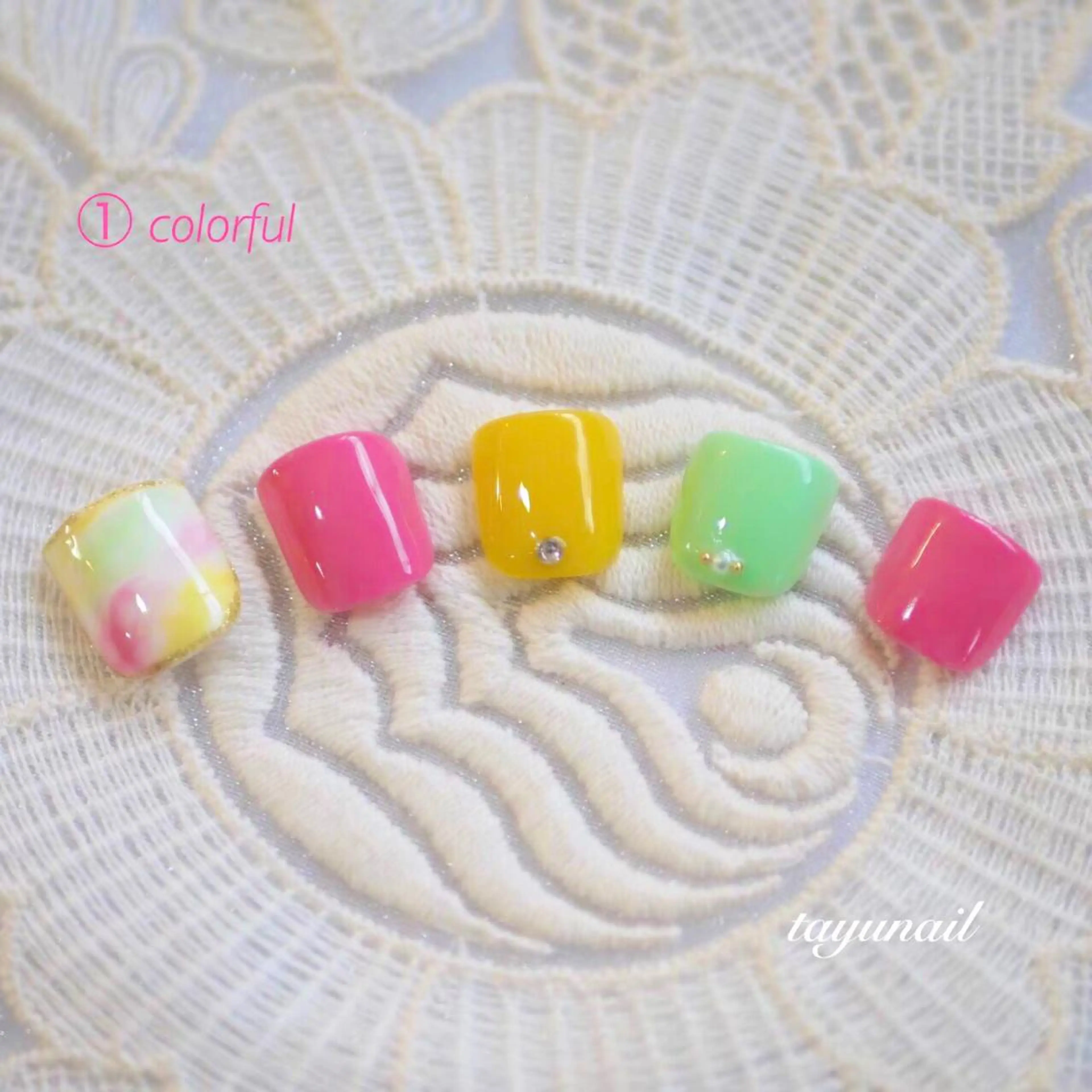 ネイル フットネイル ネイルサロン 【たゆnail】のネイルデザイン