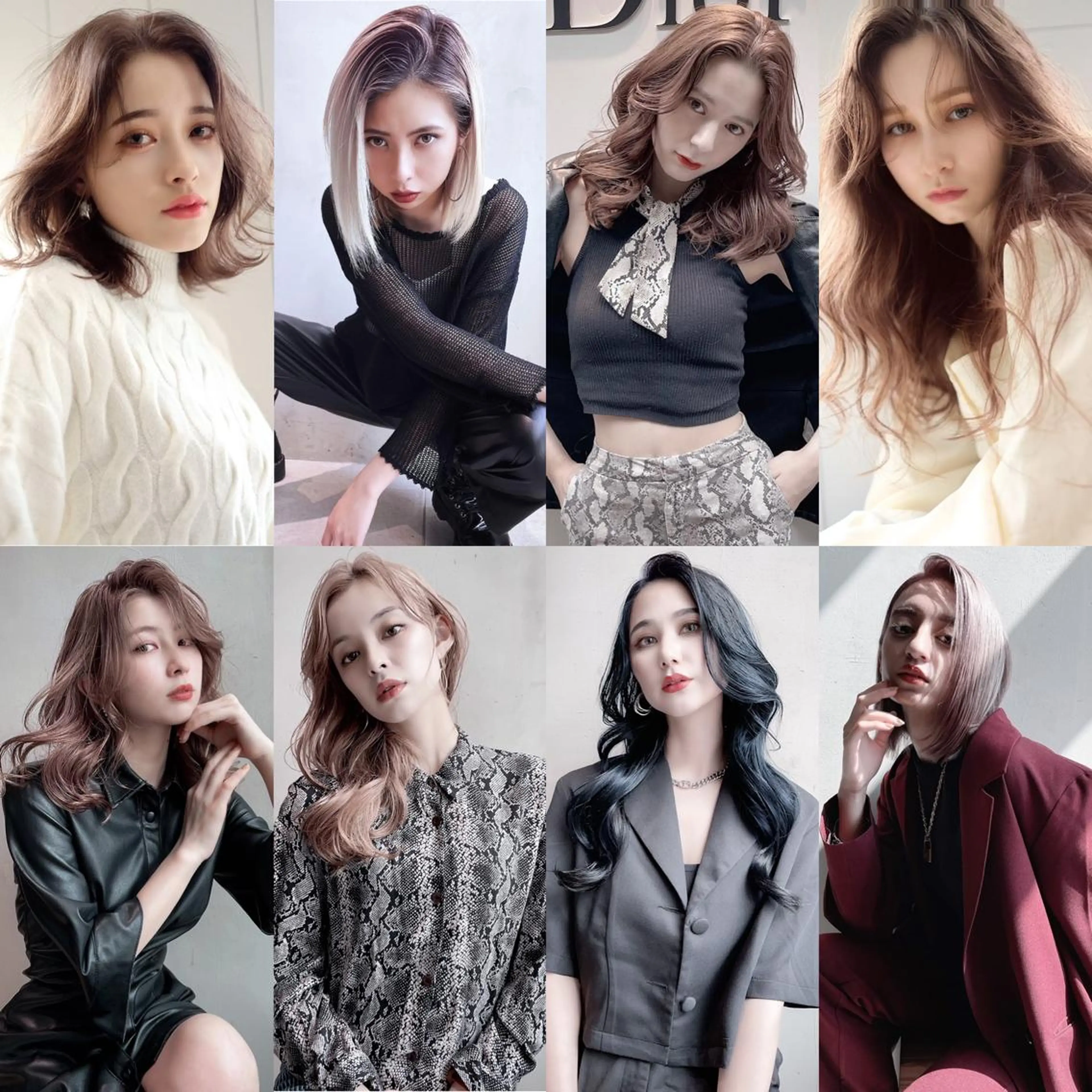 ロング カラー 透明感カラー 💜ハイトーン💛 マジカルかいちゃんのヘアスタイル