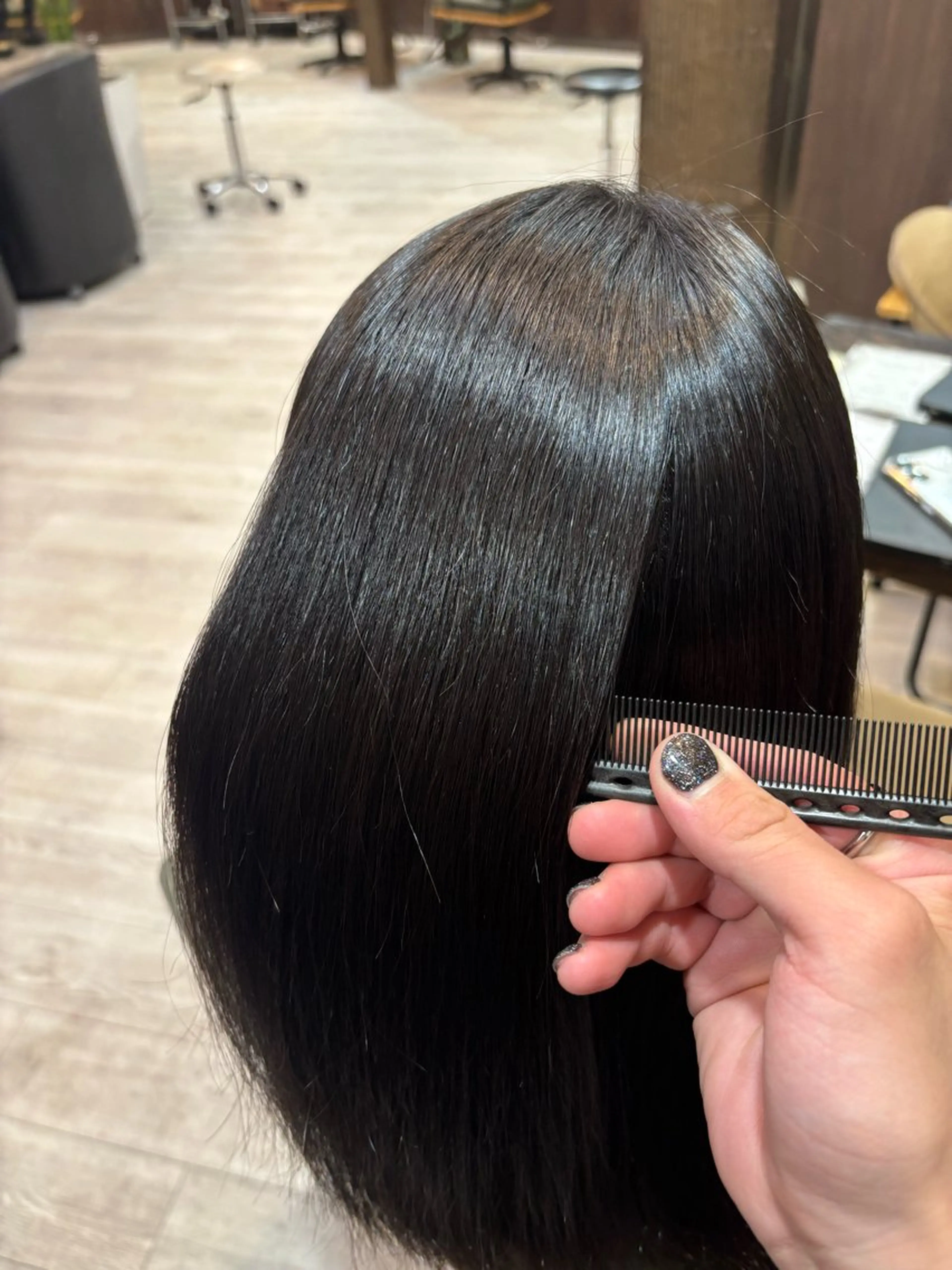 ミディアム 縮毛矯正 【モデル様募集中】 渡邊 マサキのヘアスタイル