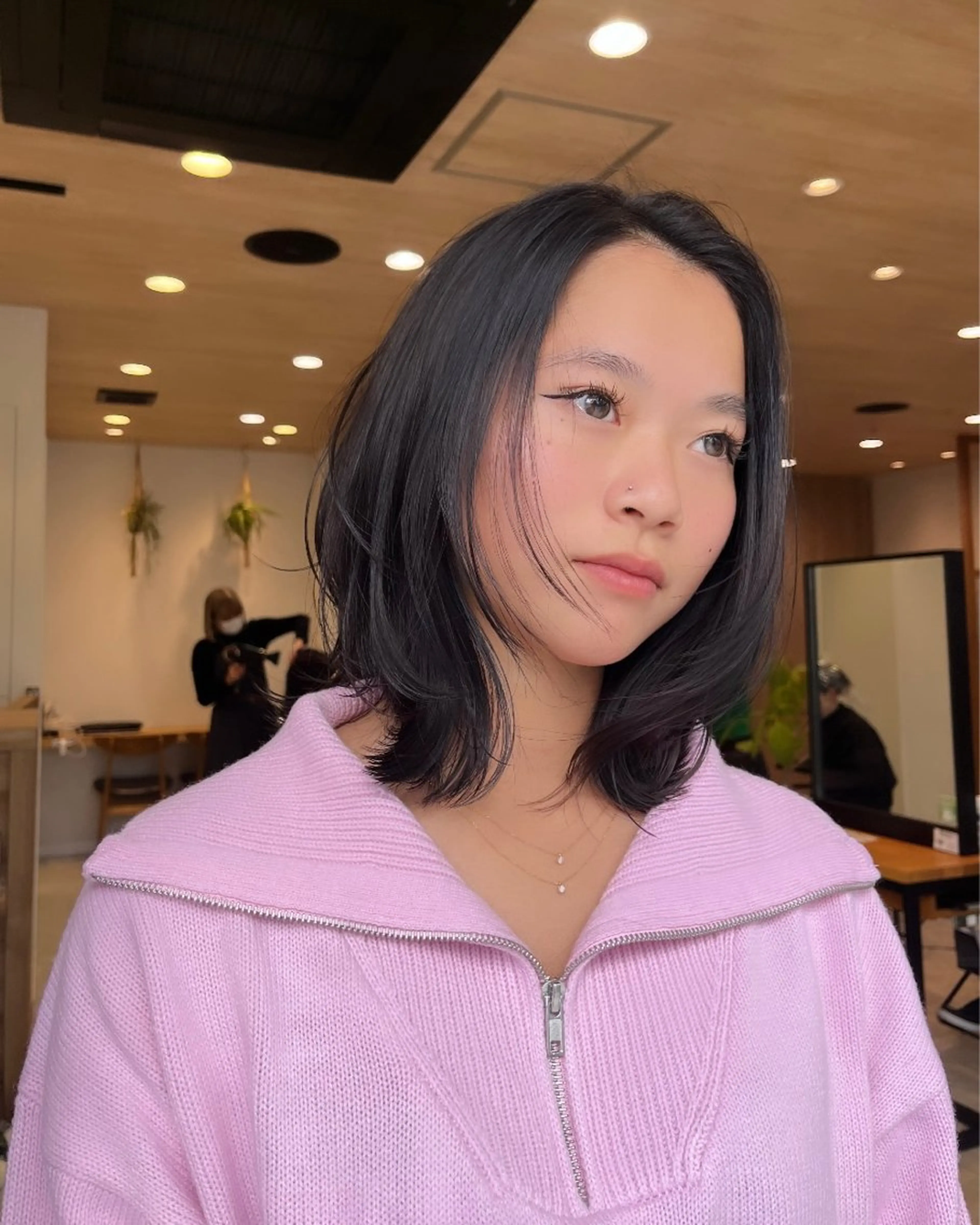 ミディアム カラー 産休中です 艶カラー♡オカのヘアスタイル