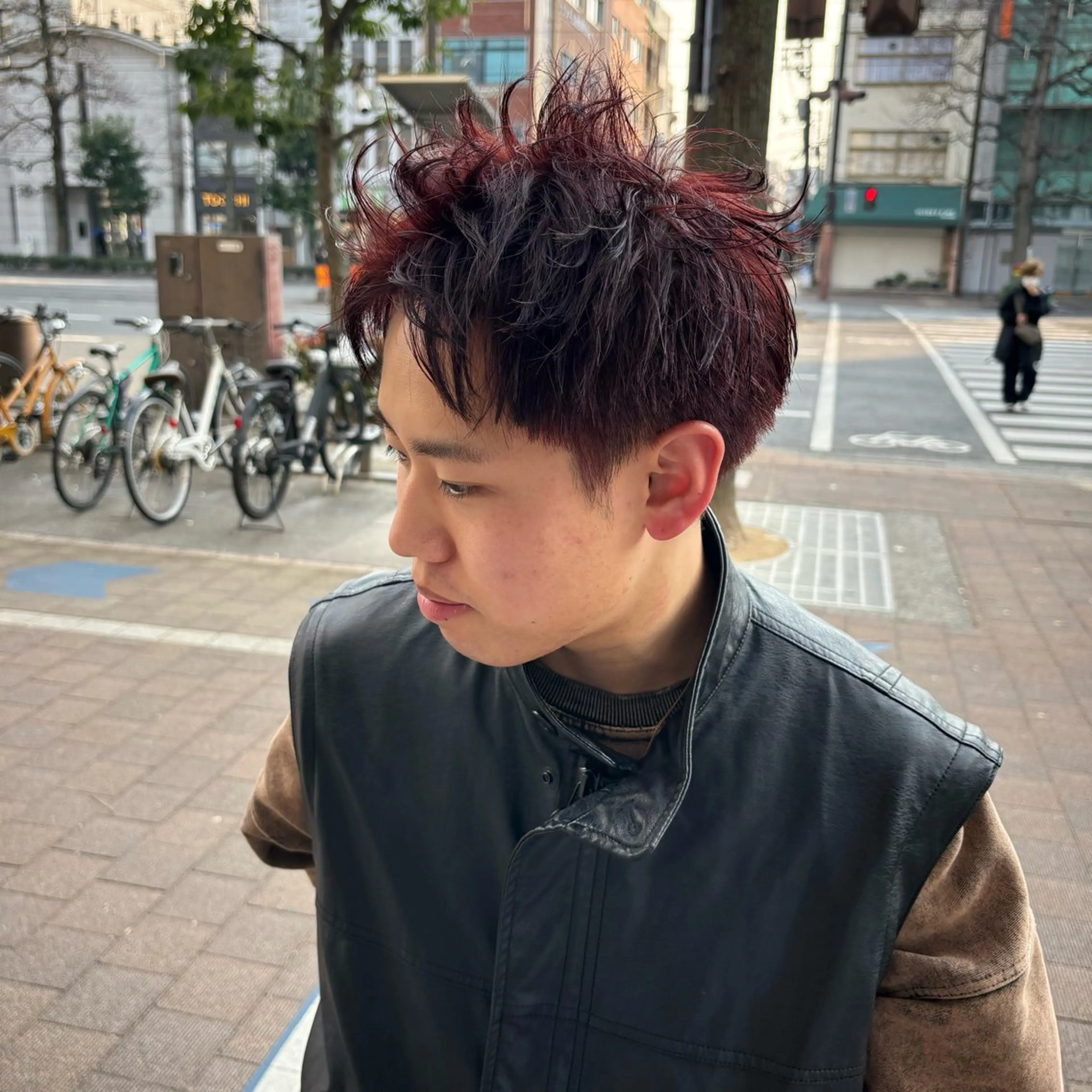 メンズ ヘアカラー charme by sarah/ aoiのヘアスタイル