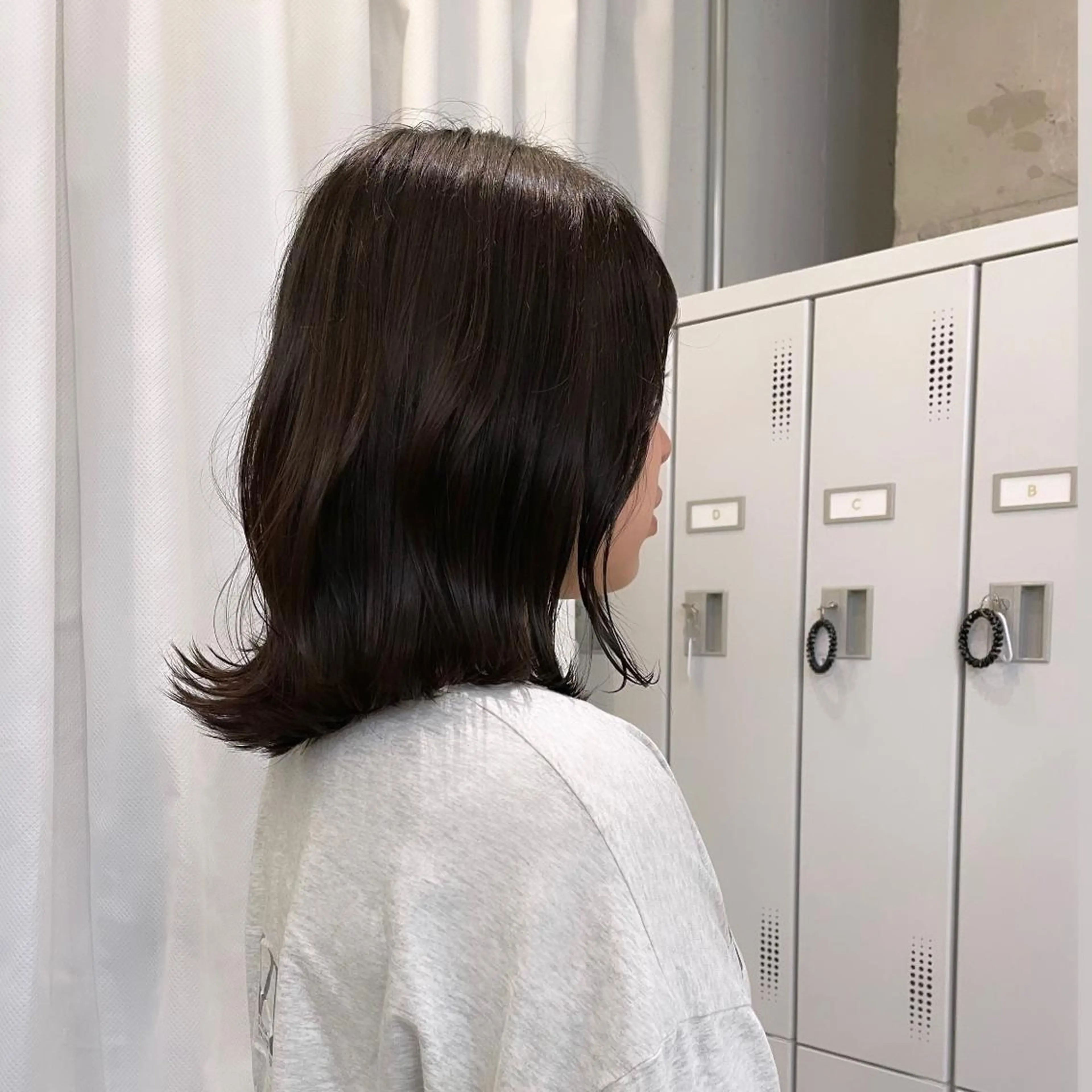 セミロング トリートメント トリートメント 透明感カラー🪡🤍 nanao🤍🪡のヘアスタイル