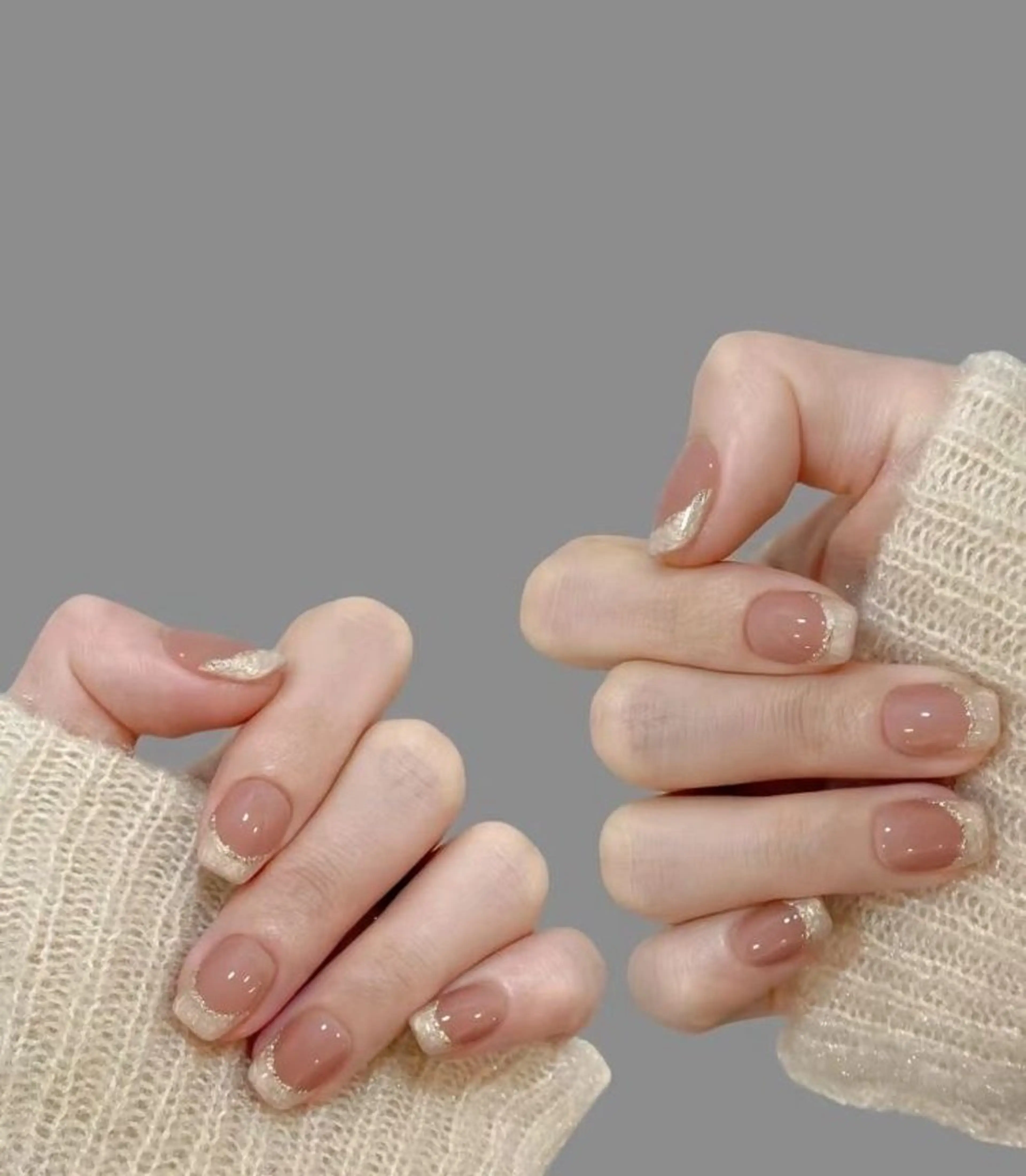 ネイル 長さ出し フレンチネイル グラデーション 卒業式 マグネットネイル MIHANA NAILのネイルデザイン