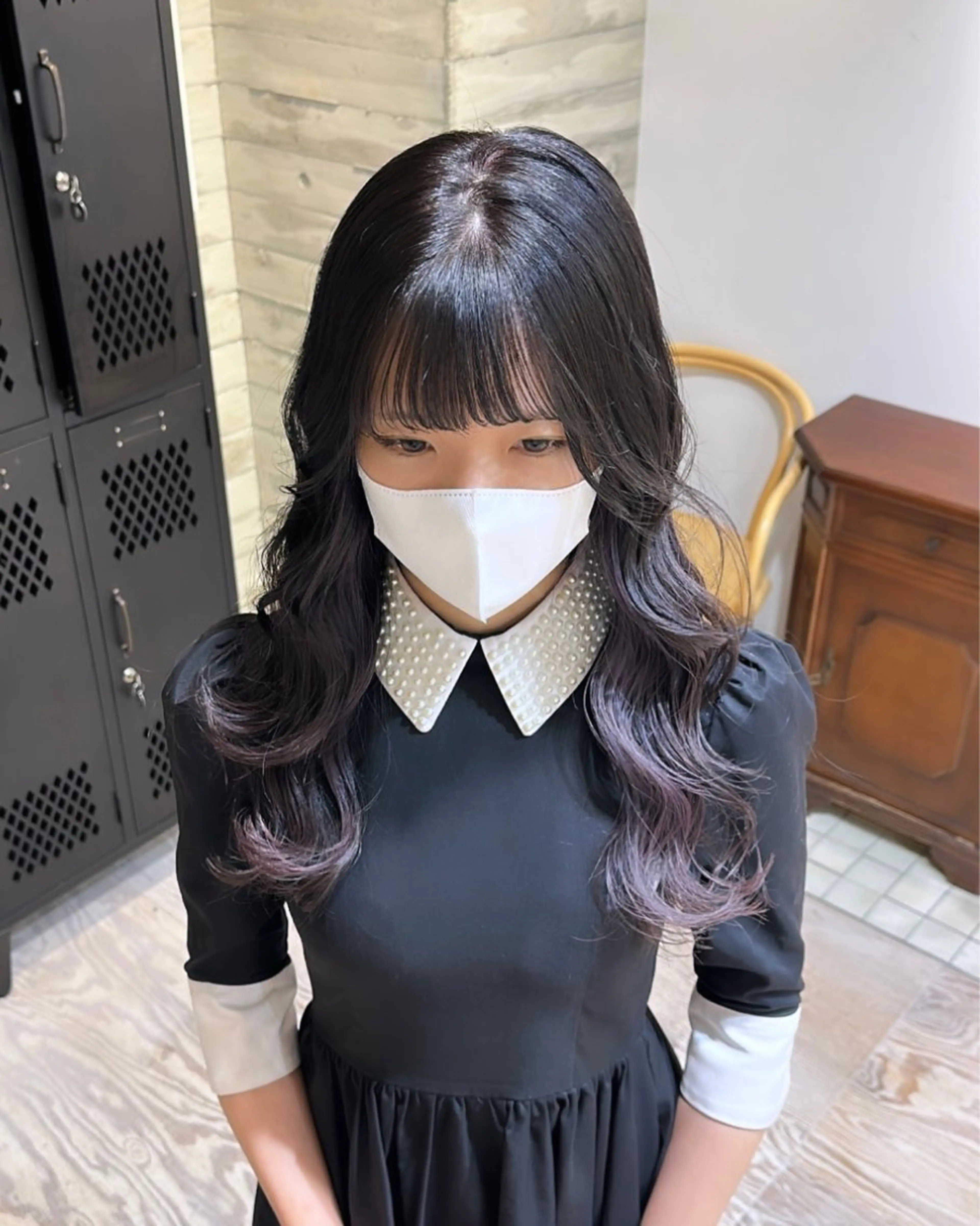 ロング カラー ヘアアレンジ メンズ ササキカズマ〻透明感 〻色落ち〻赤み消しのヘアスタイル