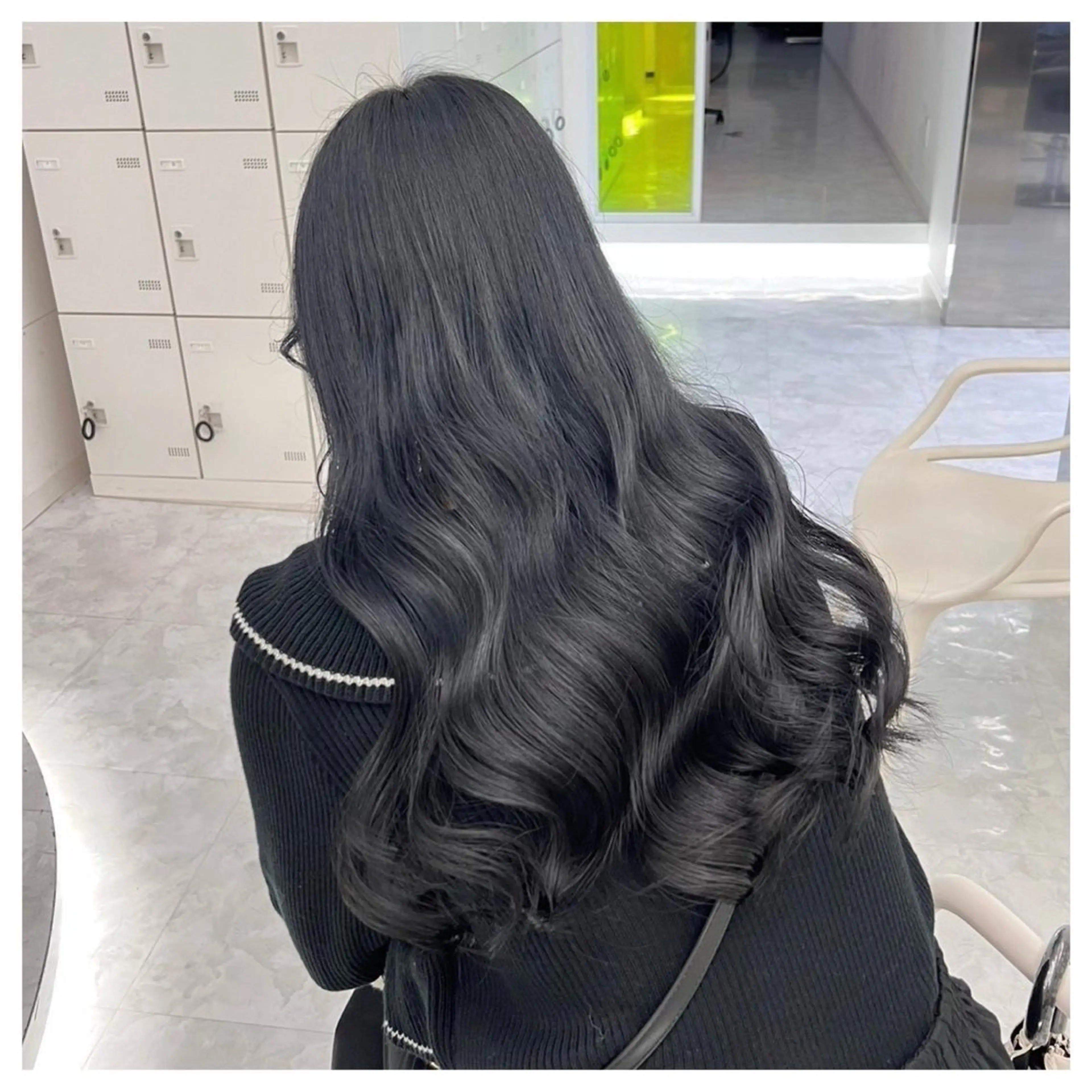 ロング グレージュ🩶/韓国 /赤み消しカラー♬のヘアスタイル