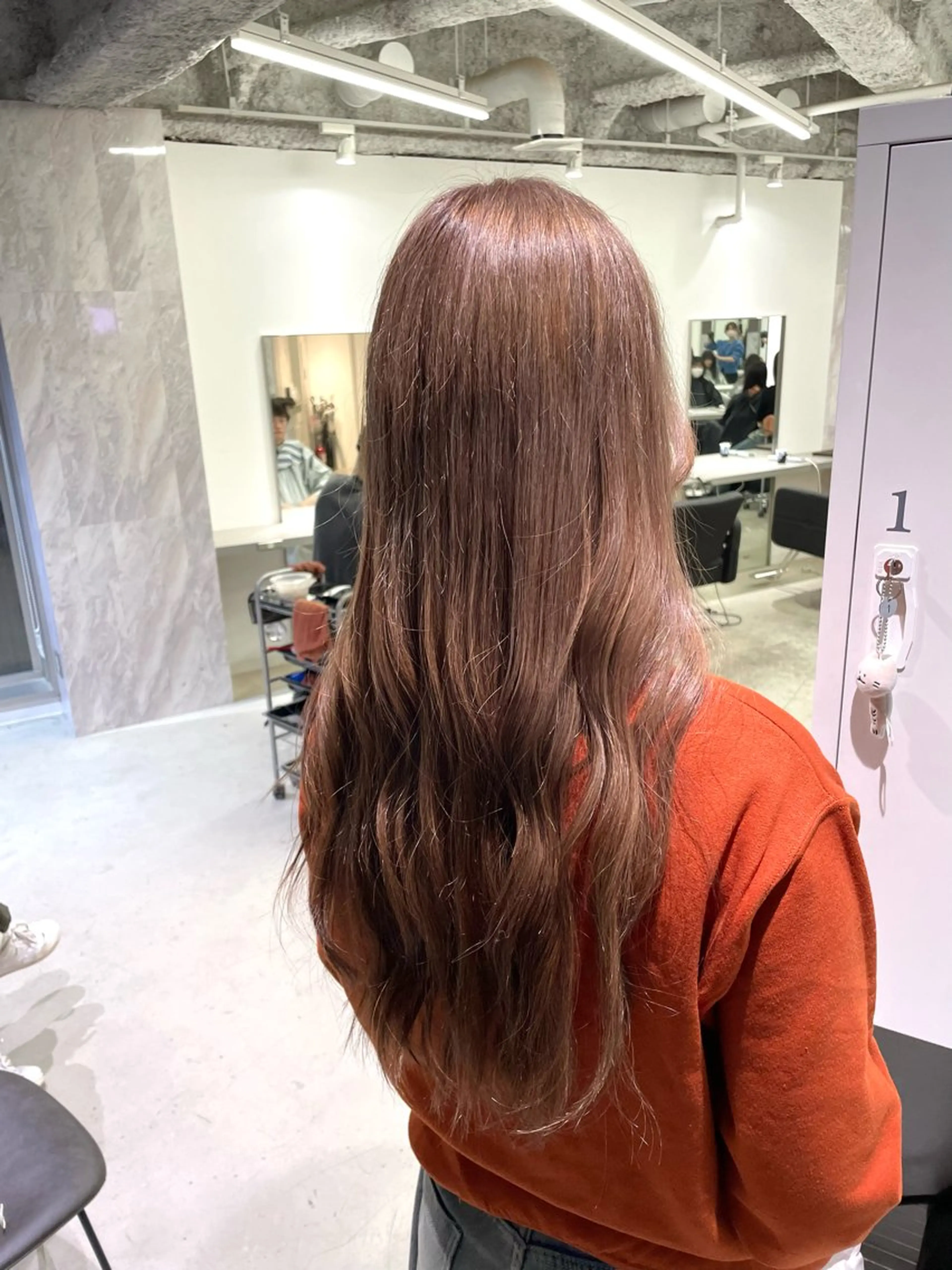 ロング カラー ヘアカラー トリートメント パーマ&ブリーチ /飯牟田/GEAR.のヘアスタイル