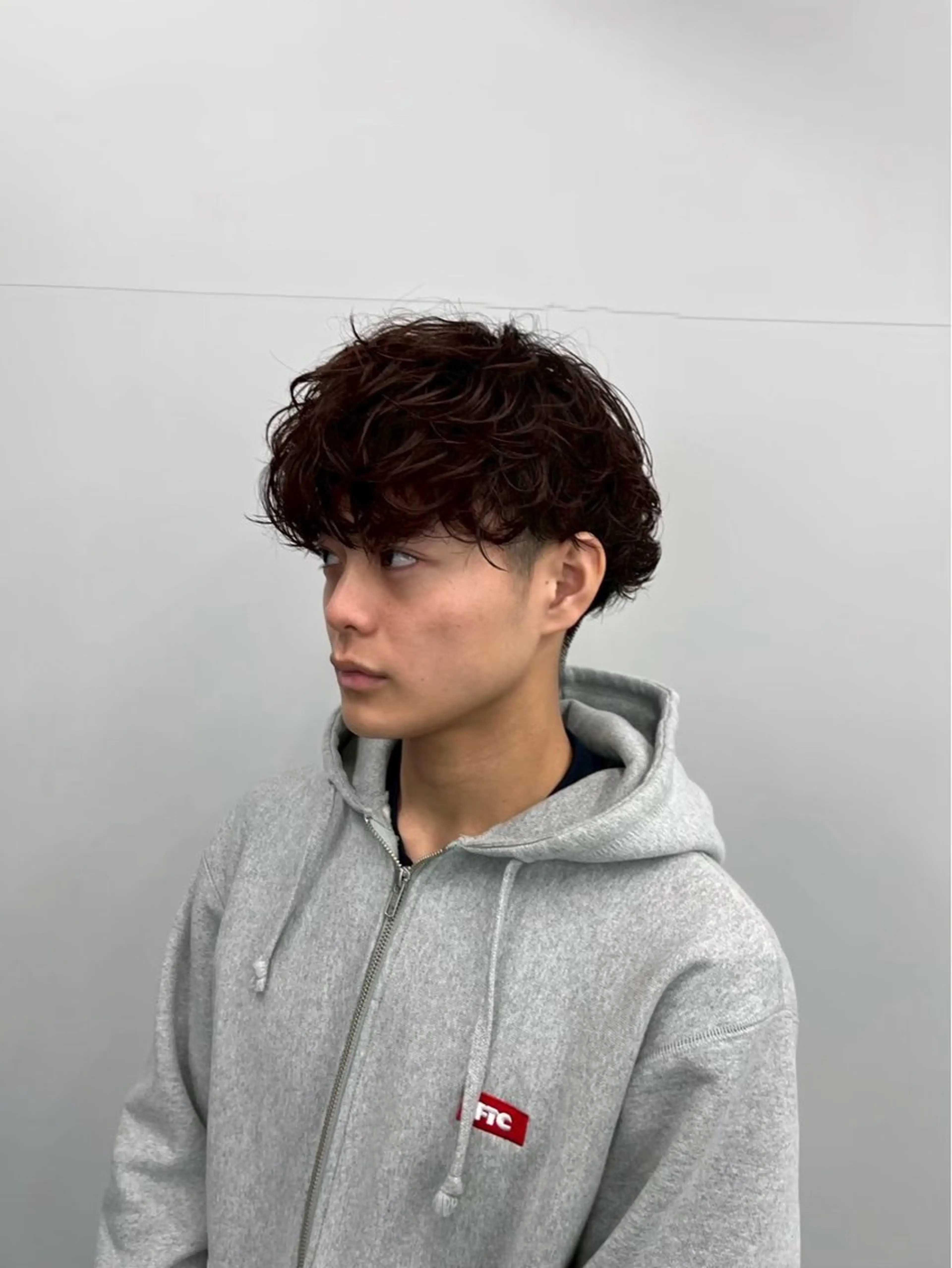 ショート カラー パーマ メンズ 博多メンズヘア特化 ベップハルキのヘアスタイル