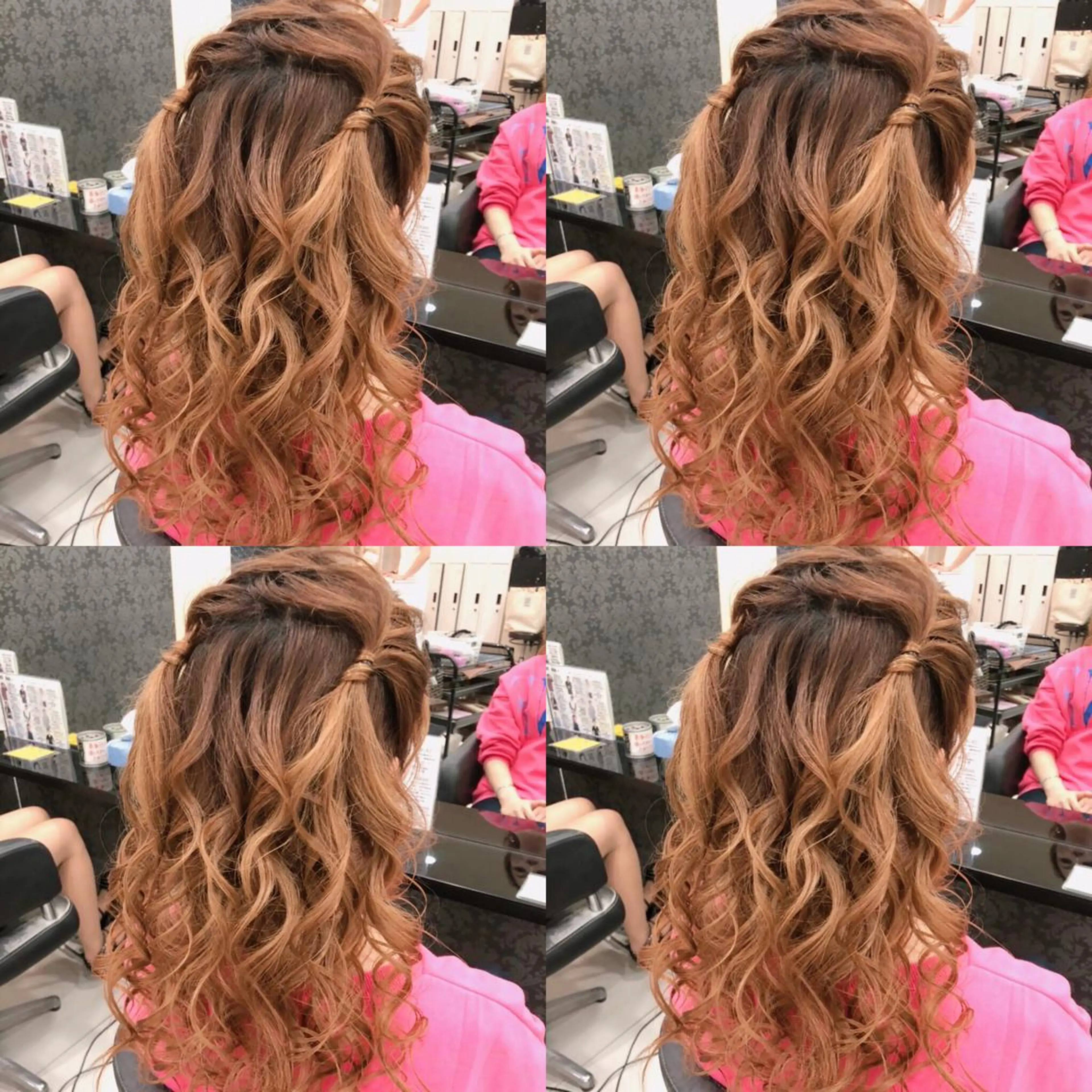 セミロング ヘアアレンジ ヘアセット 🌷MAYU 🌷のヘアスタイル