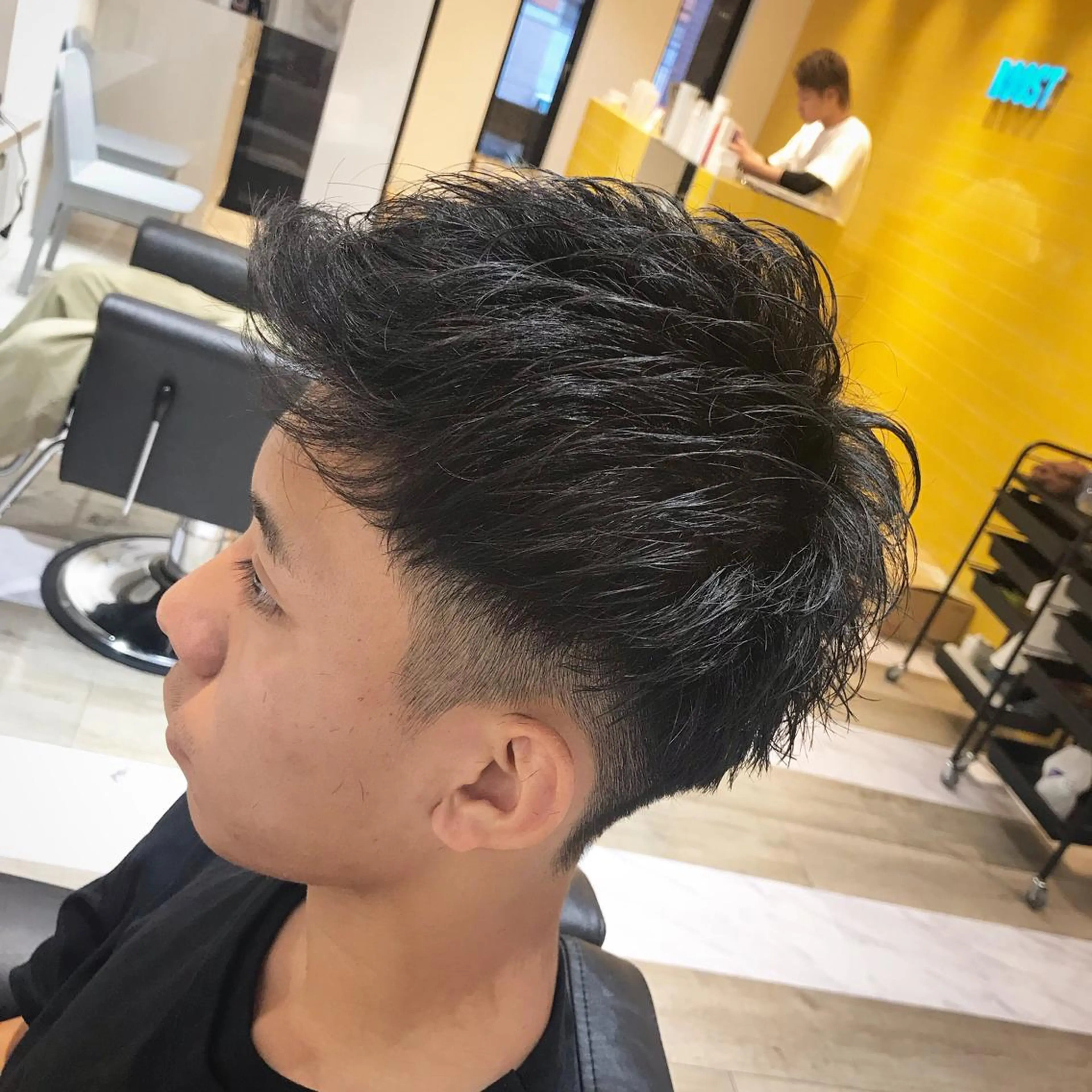 ショート メンズ 小嵐 陸のヘアスタイル