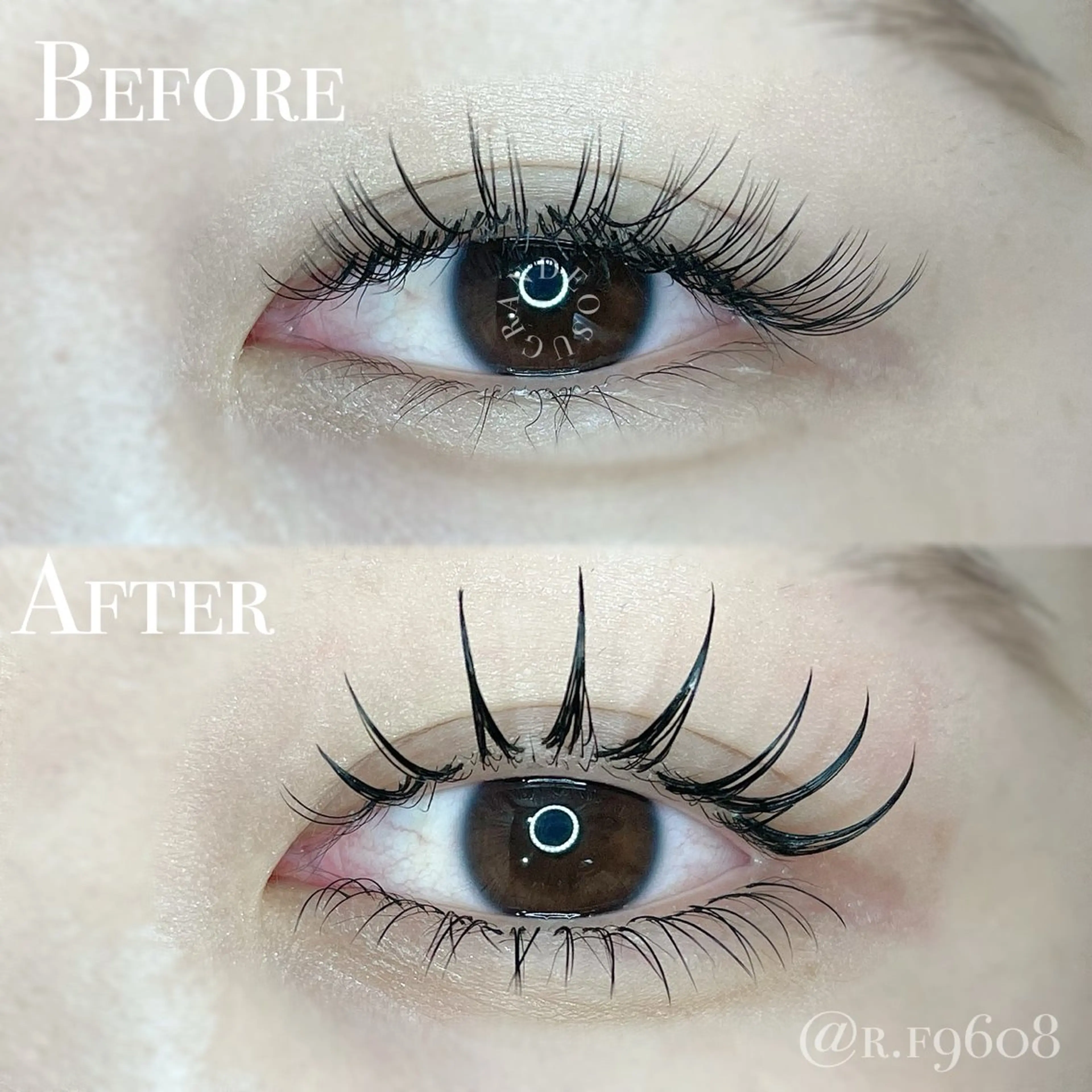 マツエク・マツパ まつげパーマ 下まつげエクステ マツエク GRANDE OSU 藤原/eye店長のマツエク・マツパデザイン