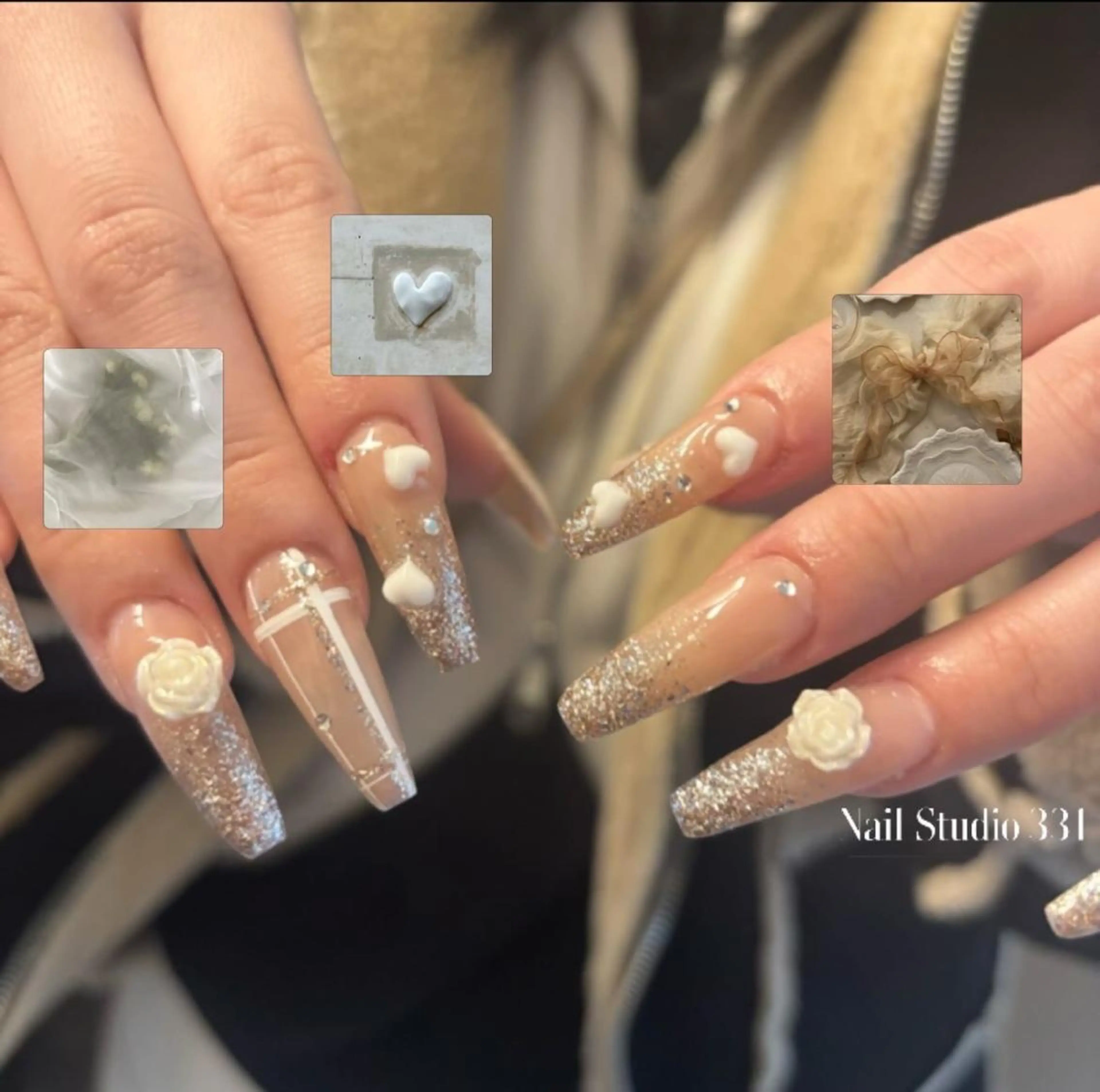 ロング Nail Studio 331のネイルデザイン