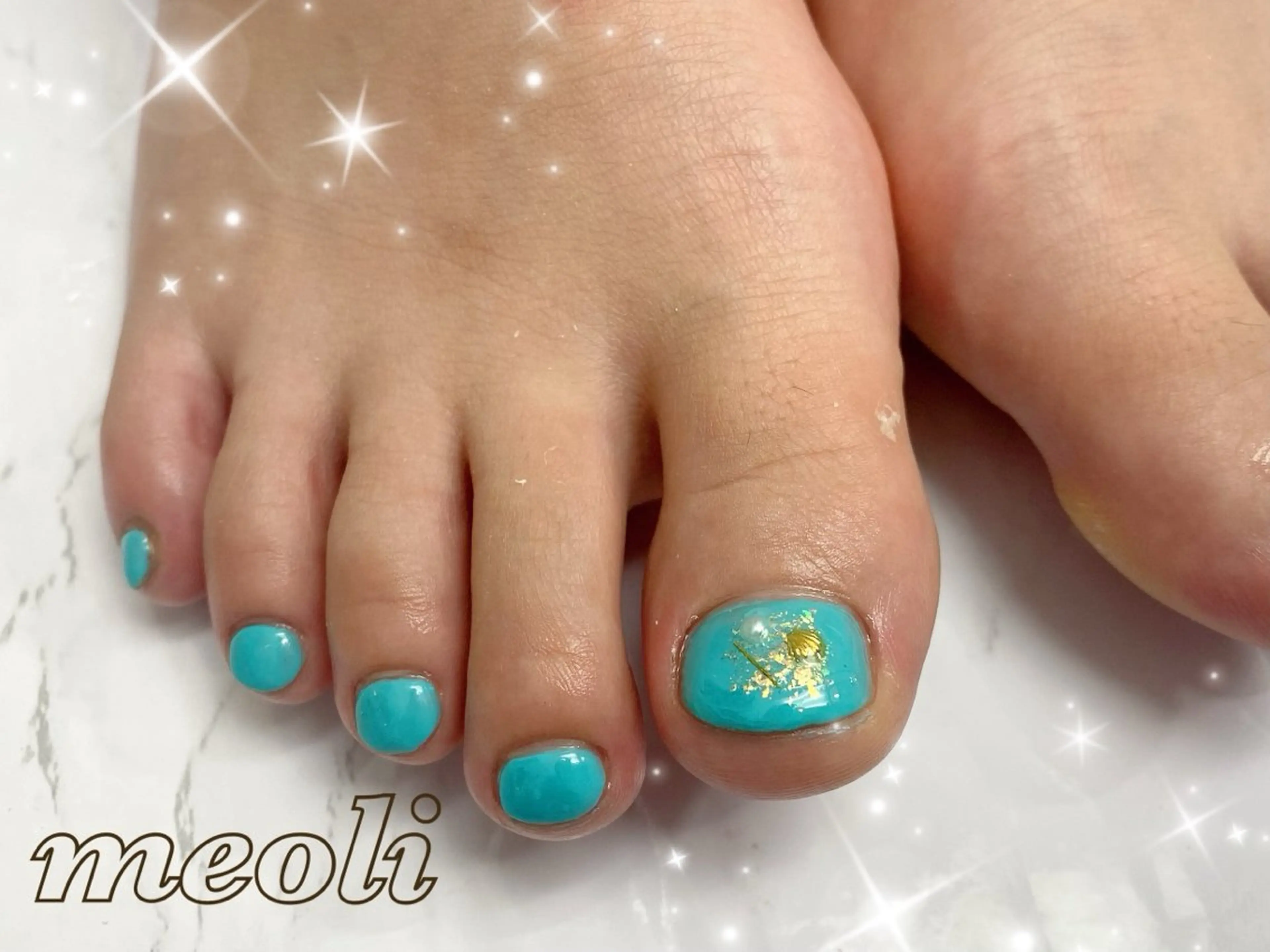 ネイル フットネイル nail salon meoli メグのネイルデザイン