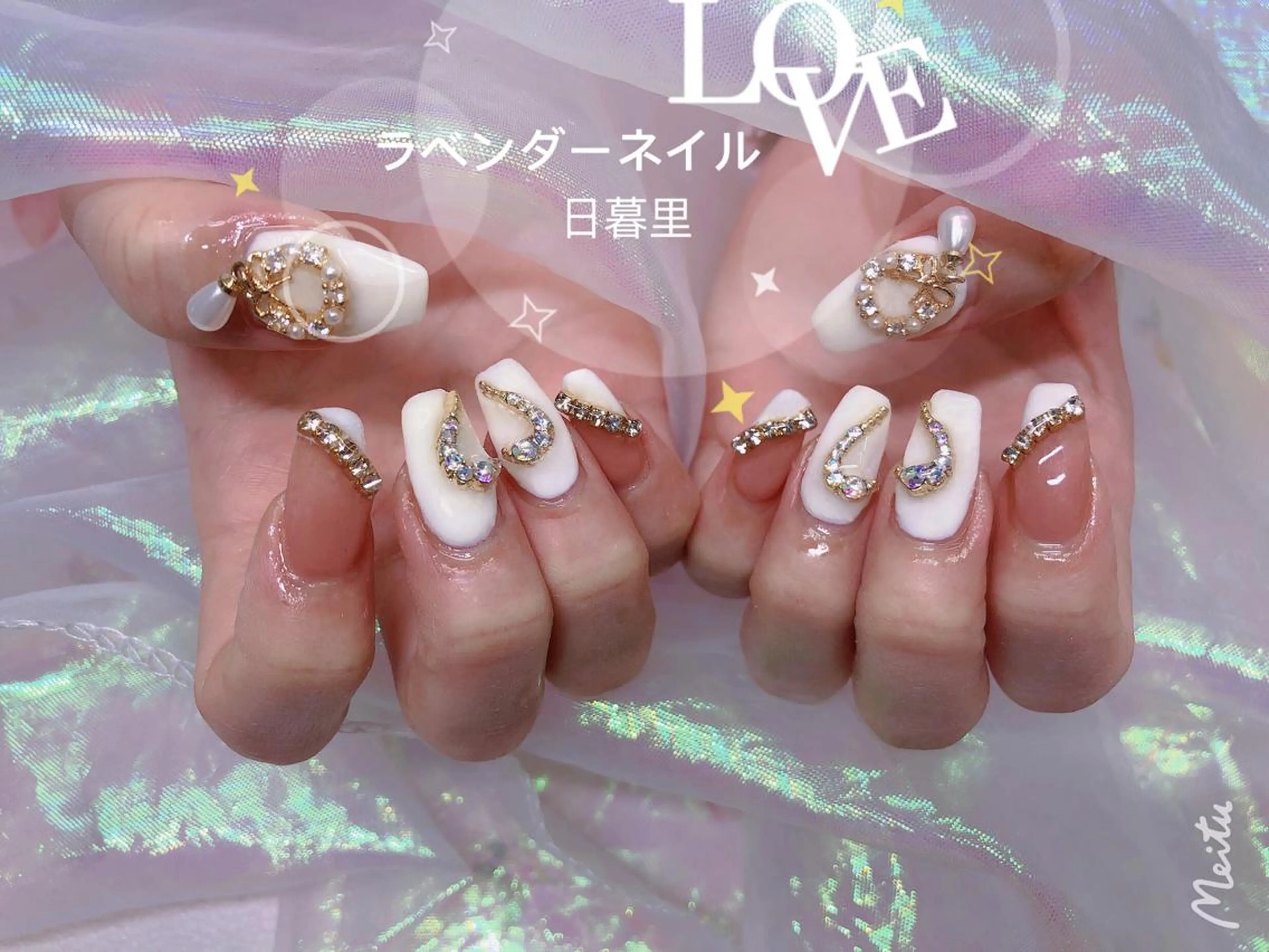 ネイル ラベンダー💖日暮里 ルル💖ネイルのネイルデザイン