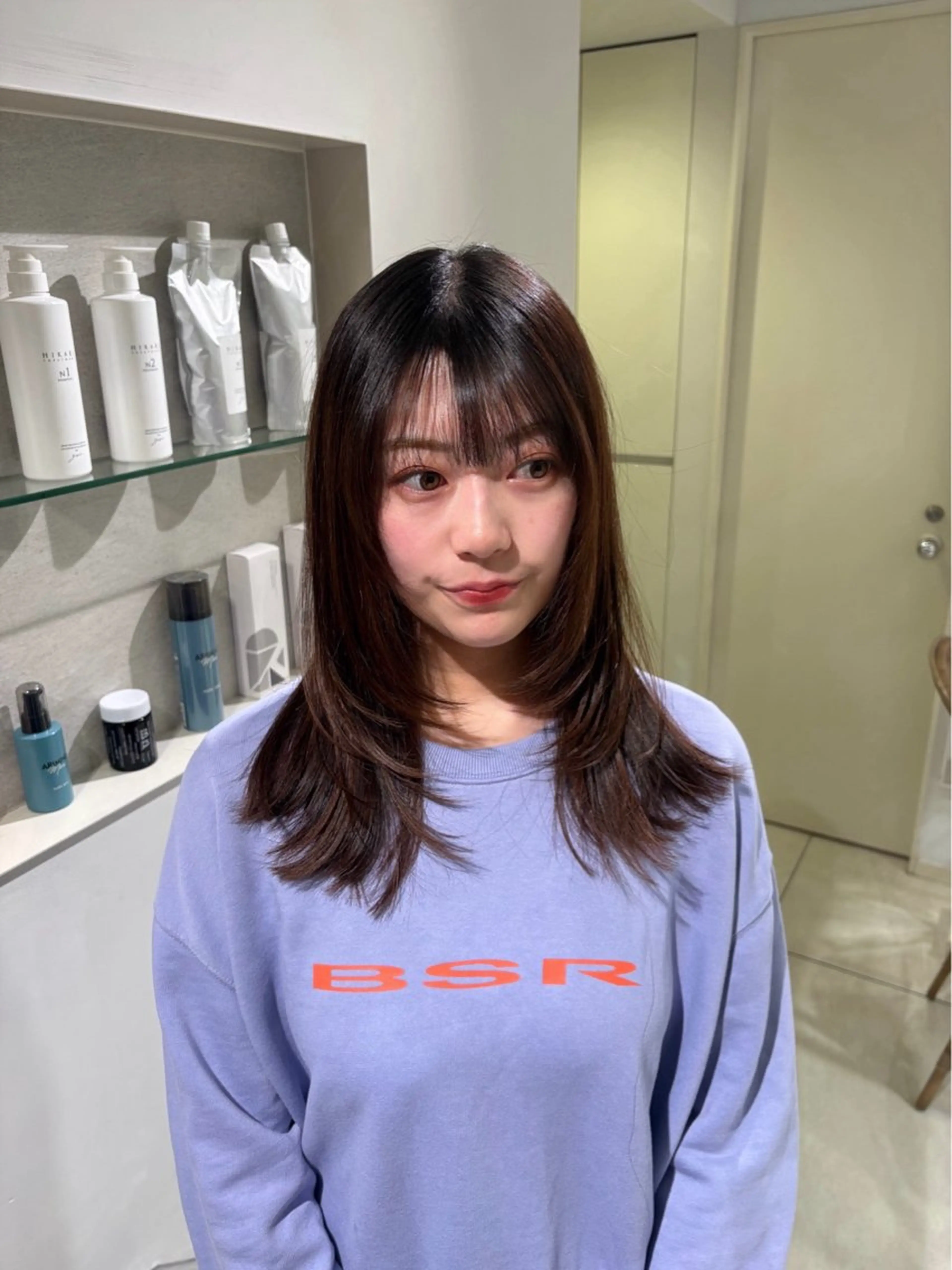 ミディアム カット 【ボブ・ショート】 ／ おおの かい🫟のヘアスタイル