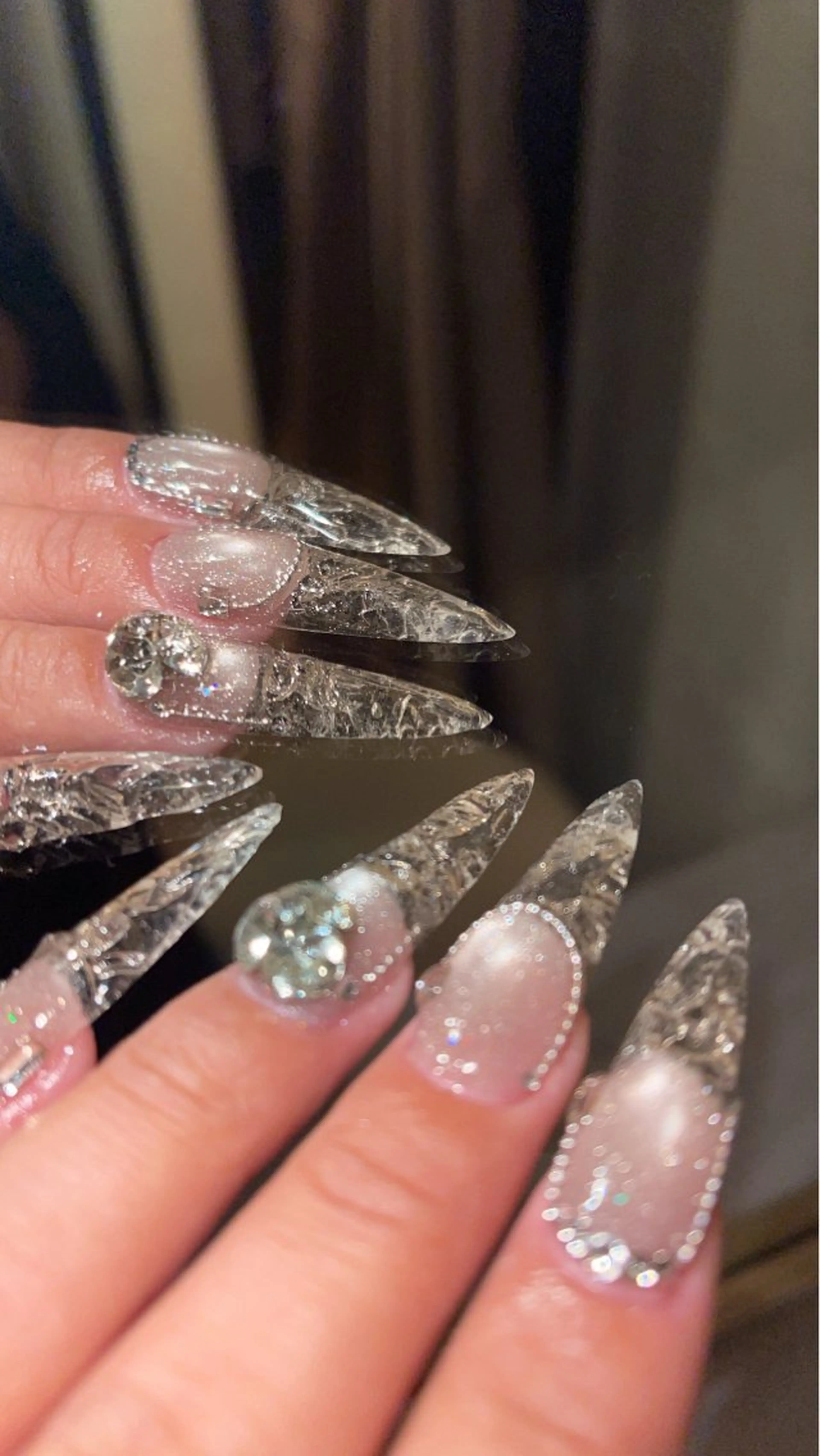 ネイル 長さ出し ハンドネイル piu __Hazukiのネイルデザイン