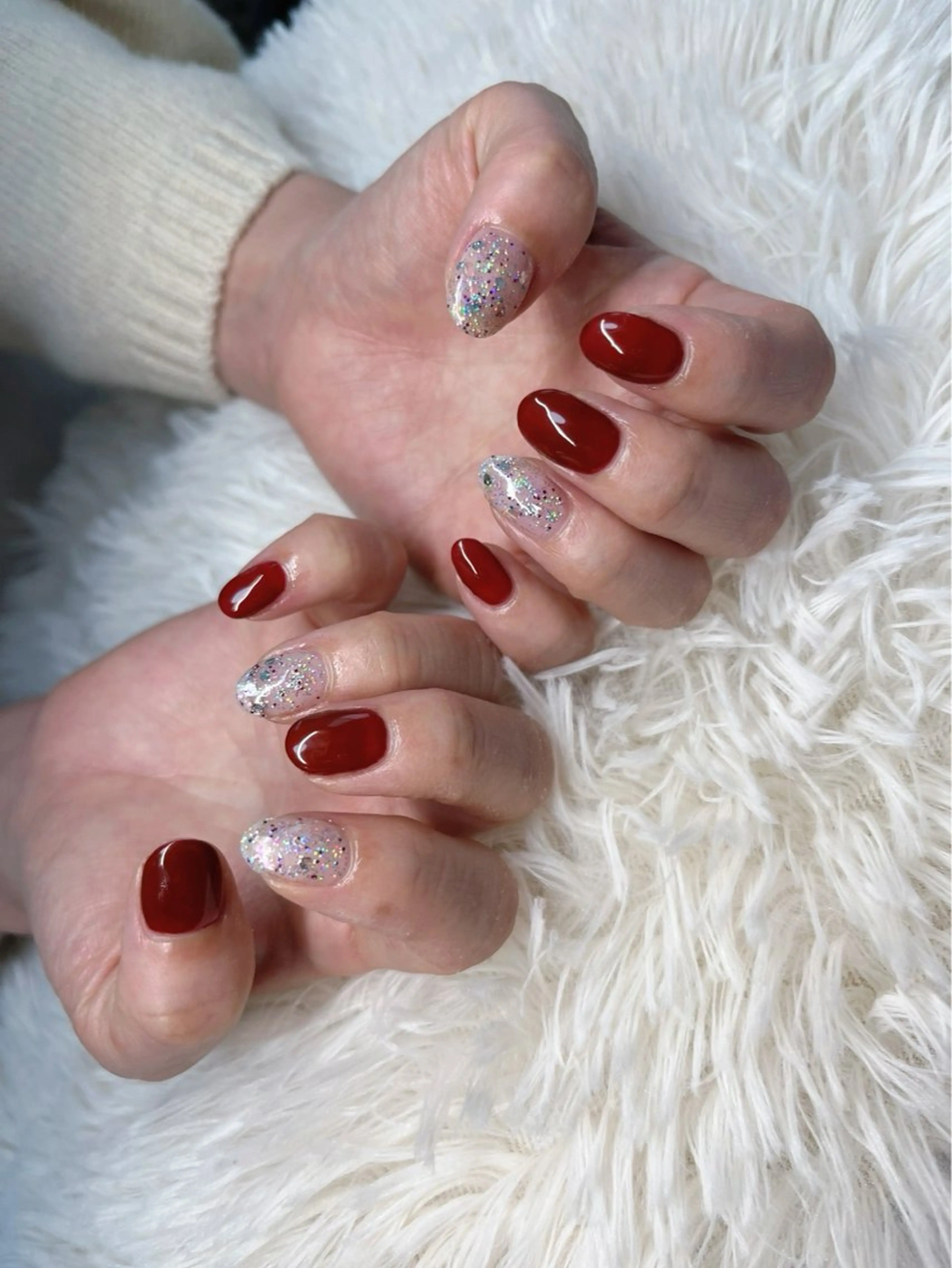 ネイル ボルドー ek.nail⭐︎ kanaのネイルデザイン