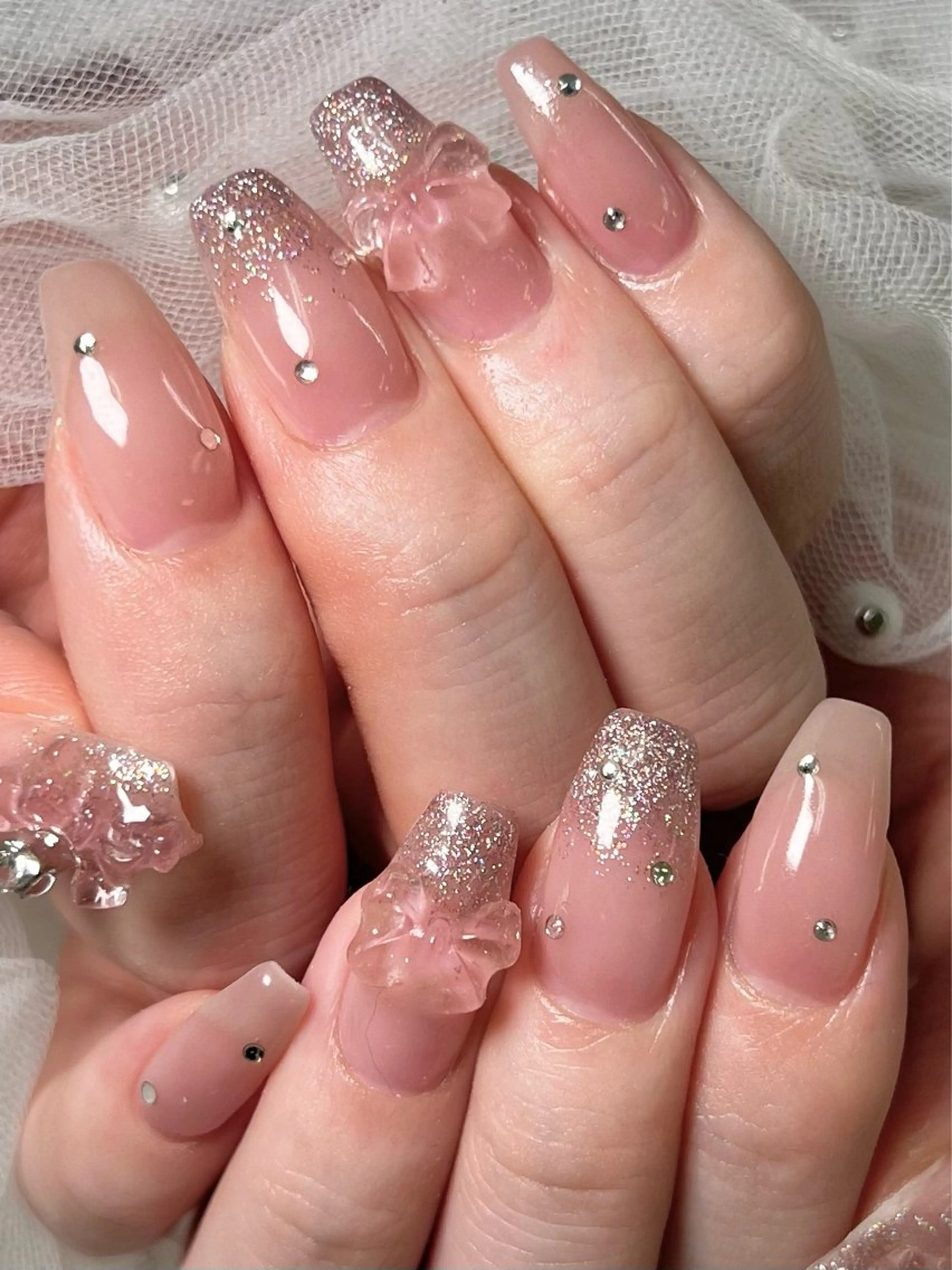 ネイル 韓国ネイル ワンホンネイル ハンドネイル alien girl所属・byul nails ビョルネイルのネイルデザイン