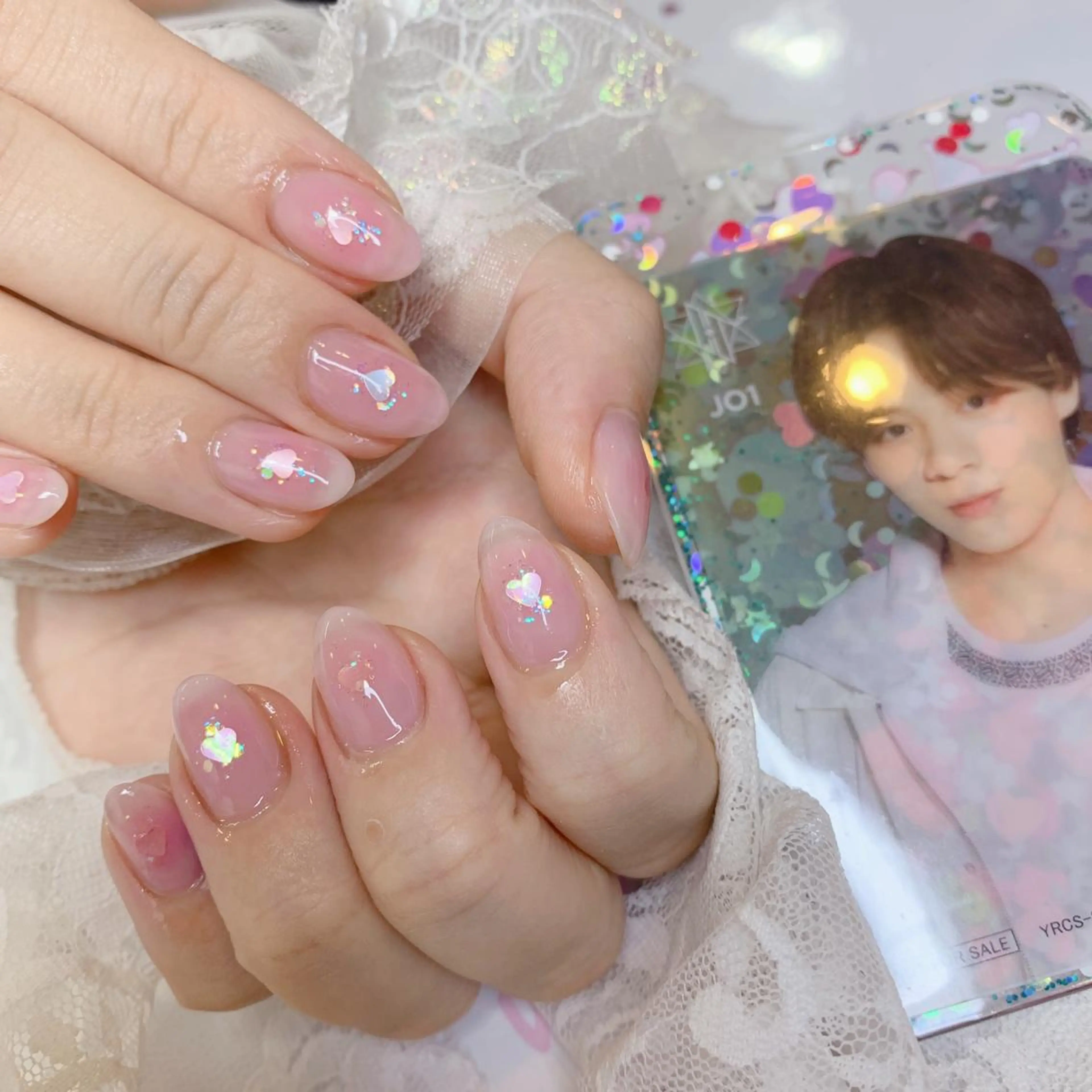 ネイル チークネイル La neige* yuki 🐩🌙のネイルデザイン