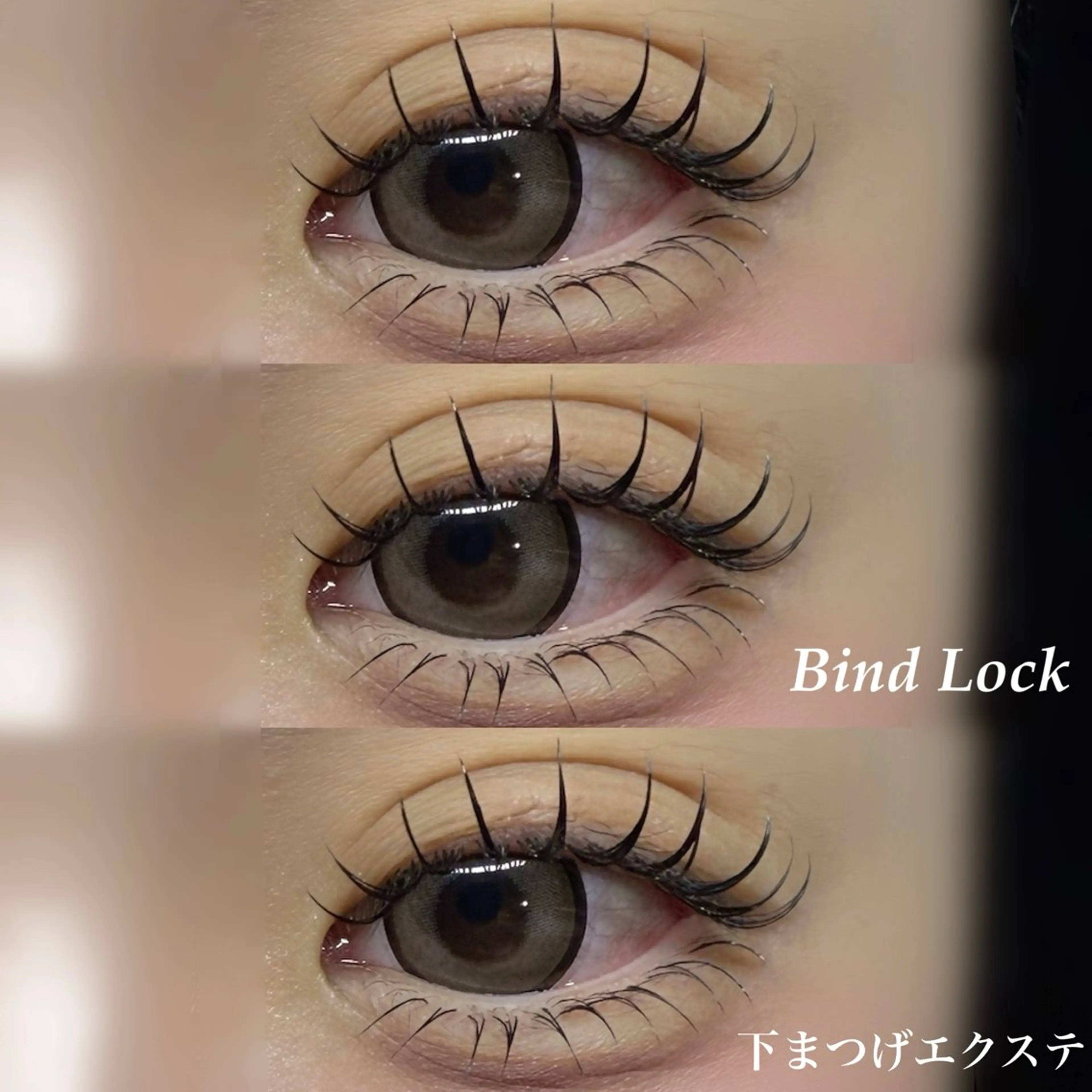 マツエク・マツパ マツエク NOA名駅束感まつげ ×眉毛SENA‪🎀のマツエク・マツパデザイン