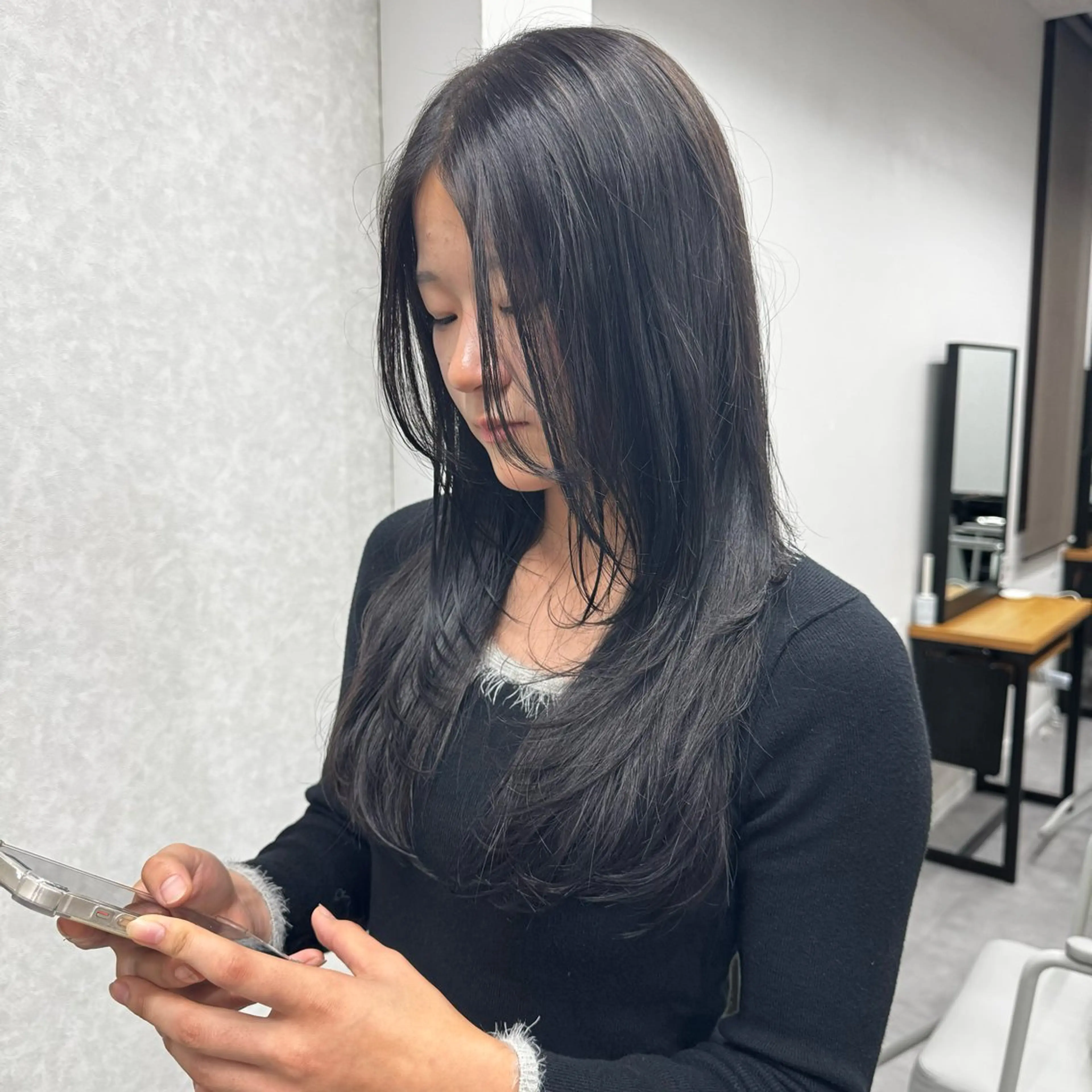 ロング カット パーマモデル募集中 渥美翔人のヘアスタイル