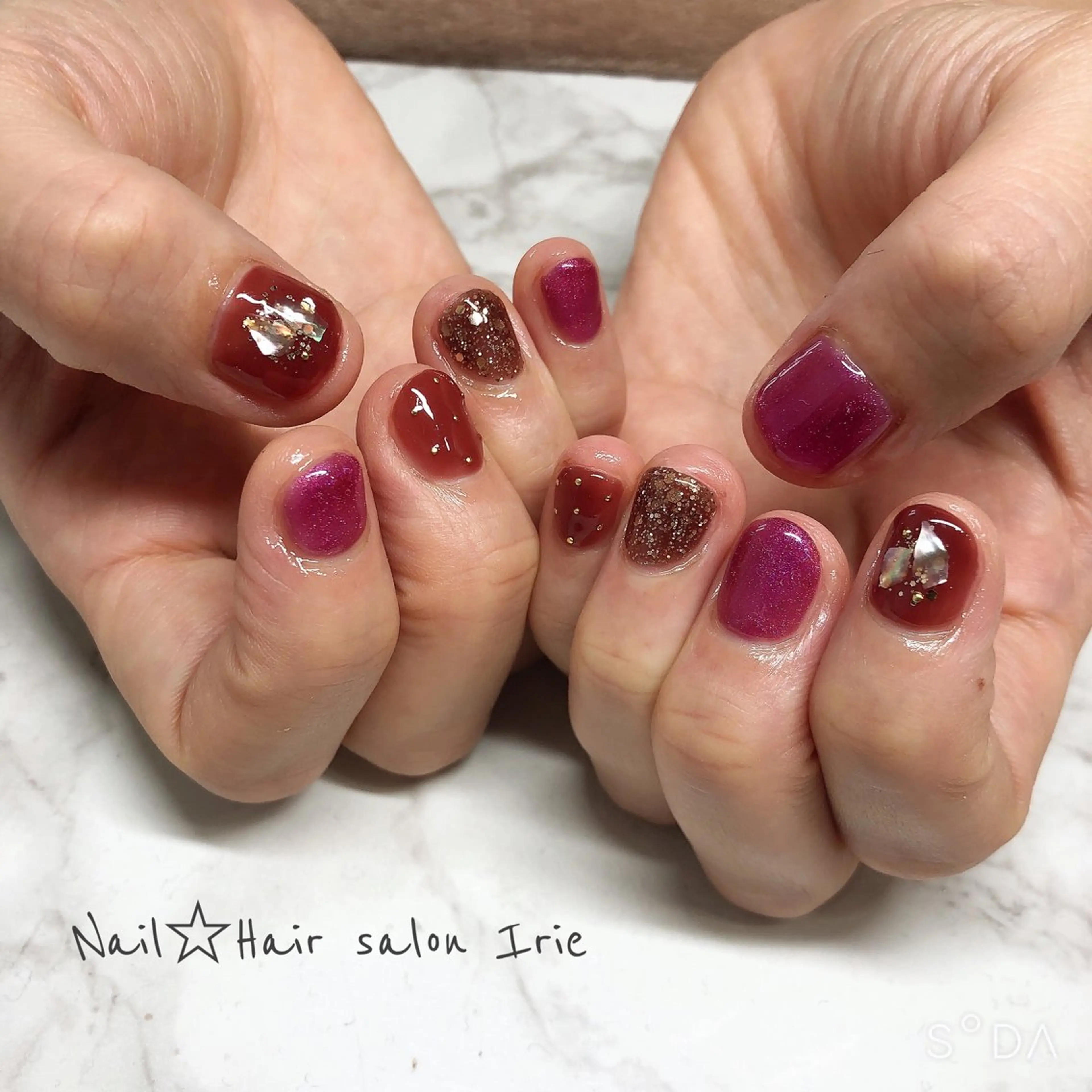 ネイル Hair salon Irie所属・與儀 知佳のネイルデザイン