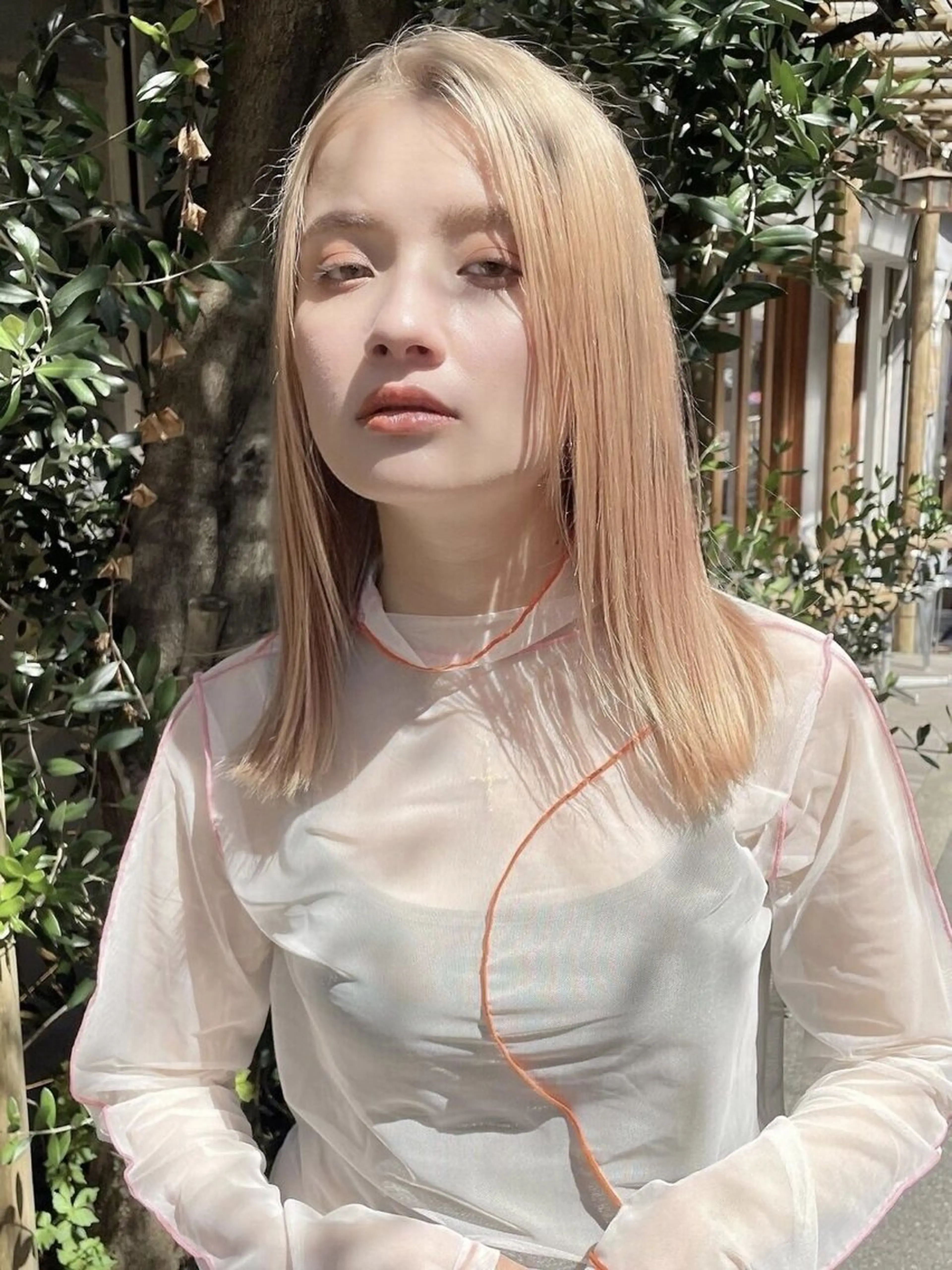 セミロング カラー 🧚🏻momo 🧚🏻【下北沢】のヘアスタイル