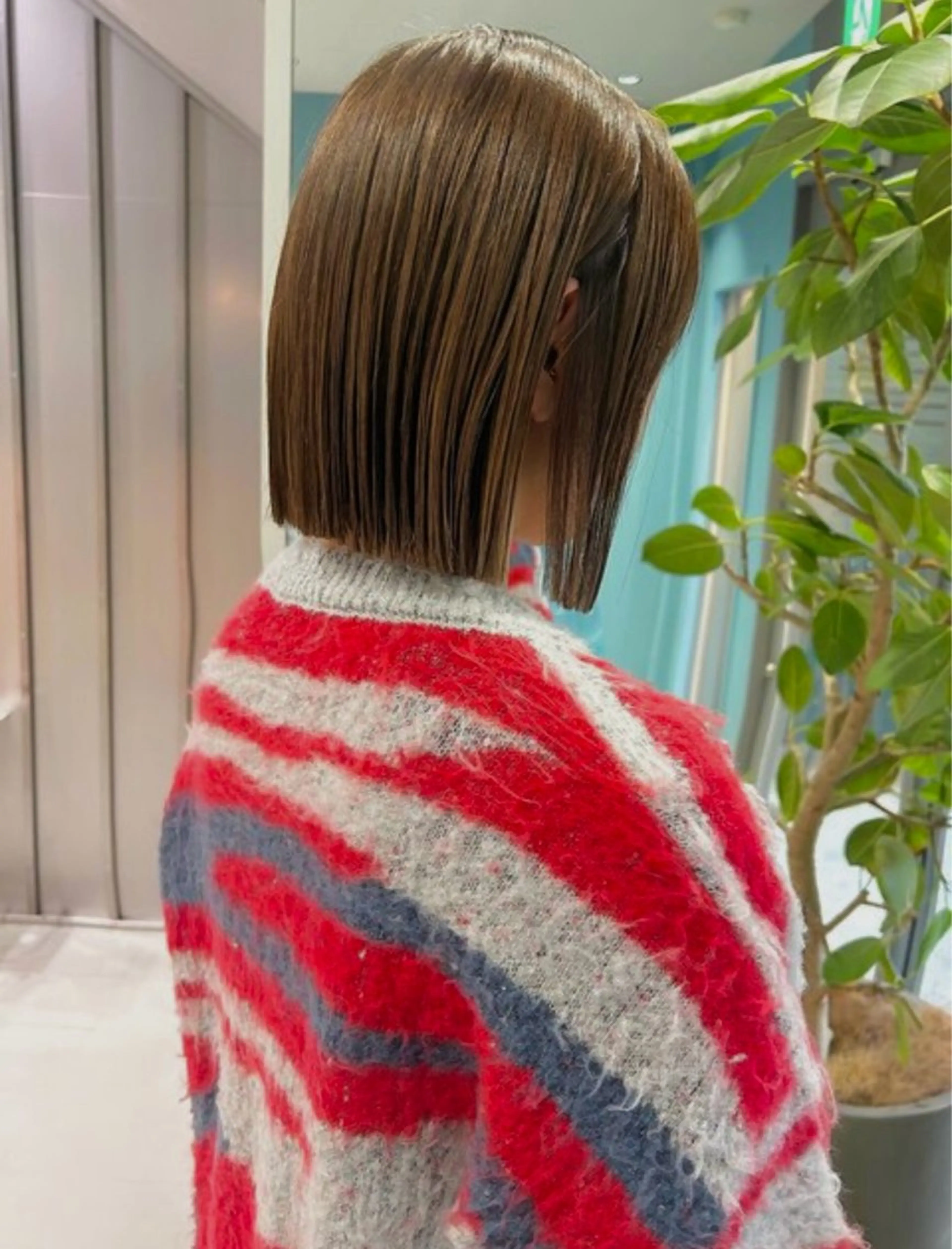 カット 🐈‍⬛JUMI /透明感カラー/🩶のヘアスタイル
